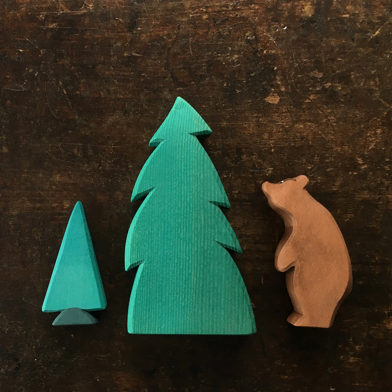 Handcrafted Wooden Large Spruce - Image 2