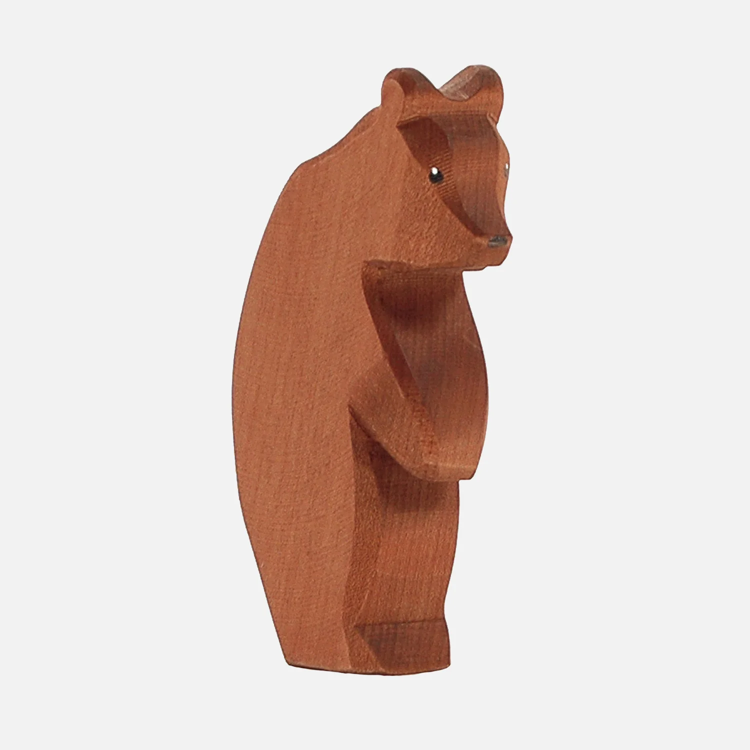 Handcrafted Wooden Large Standing Bear - Image 4