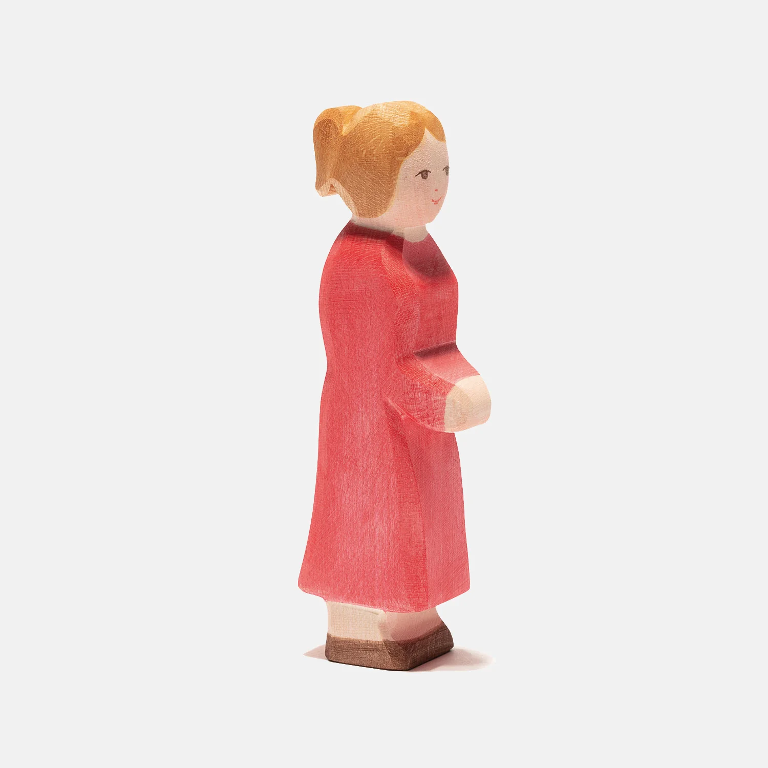 Handcrafted Wooden Mother - Image 2
