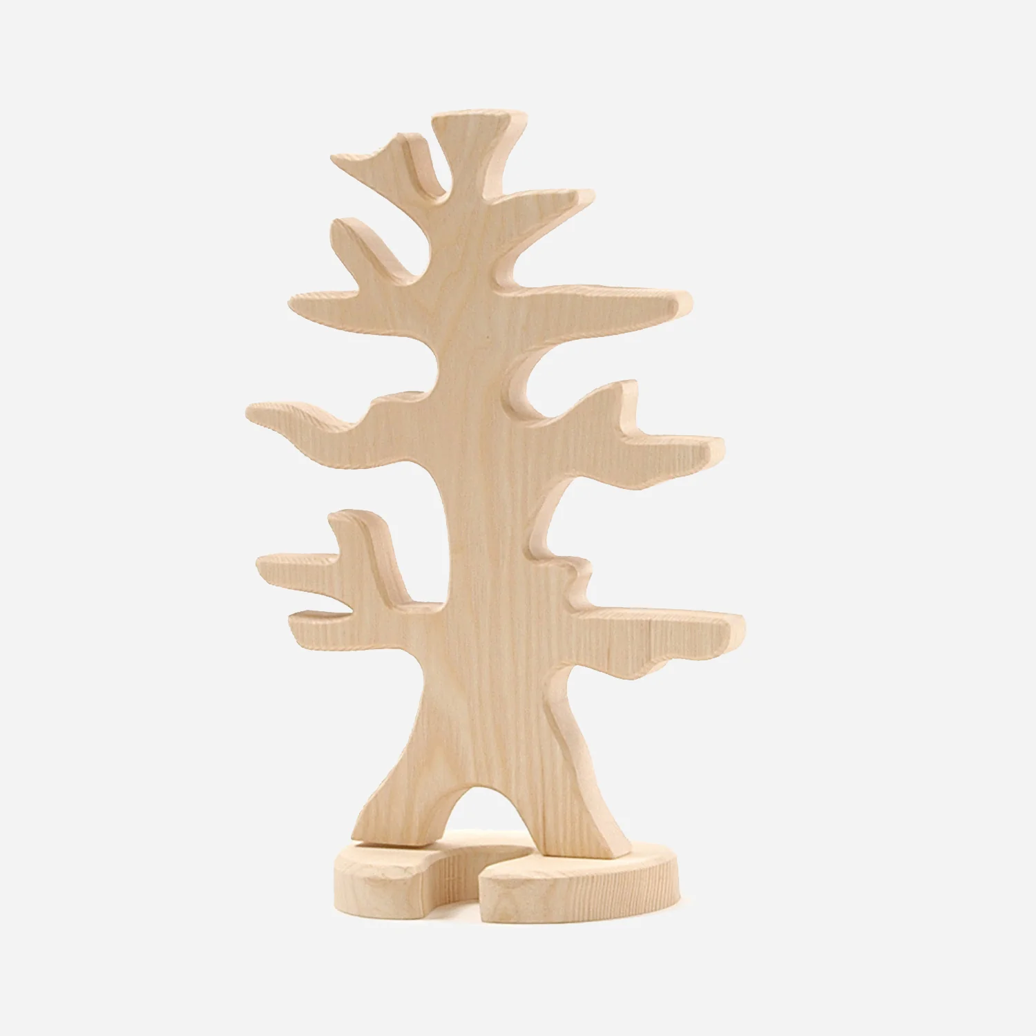 Handcrafted Wooden Large Natural Bird Tree - Image 3