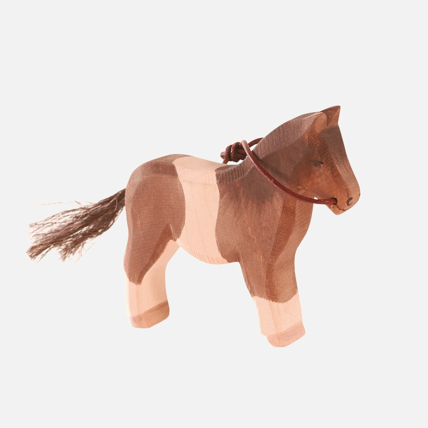 Handcrafted Wooden Pony with reins - Image 2