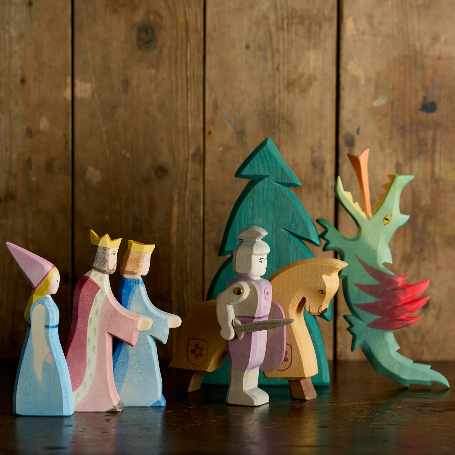 Handcrafted Wooden Queen - Image 2