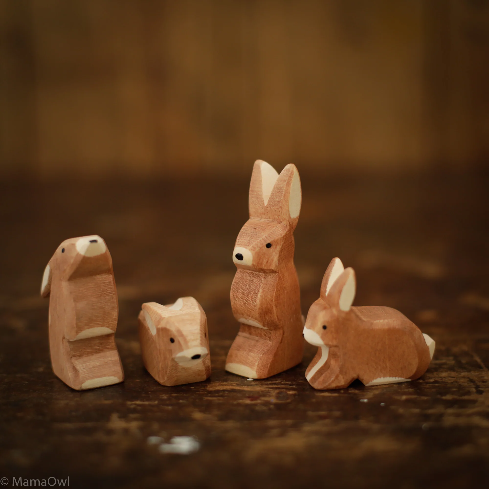 Handcrafted Wooden Rabbit - Image 2