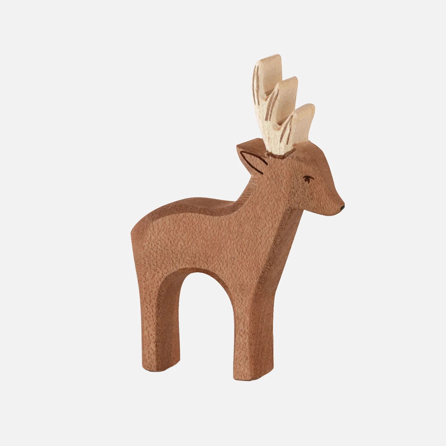 Handcrafted Wooden Roebuck - Image 3