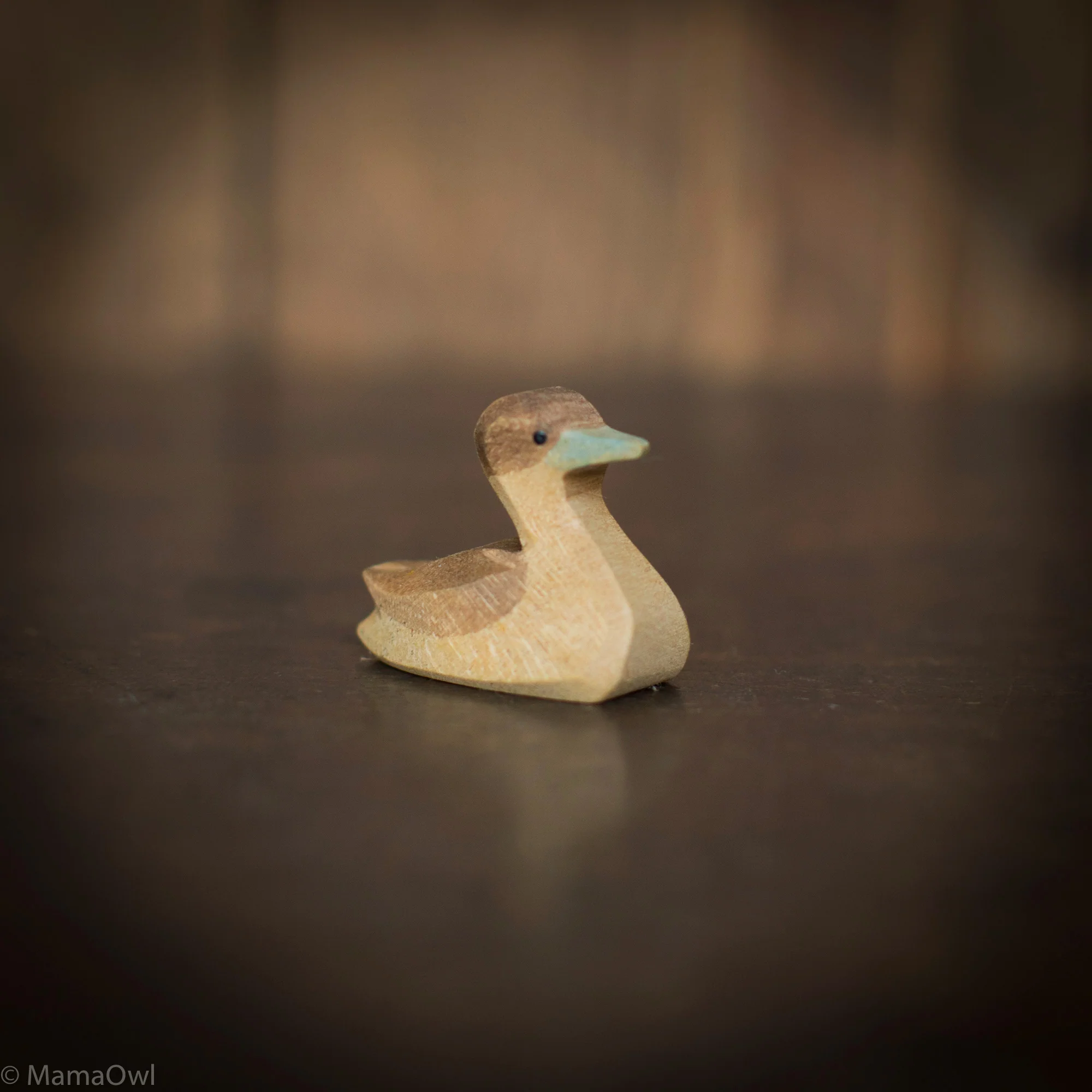 Handcrafted Wooden Small Canada Goose