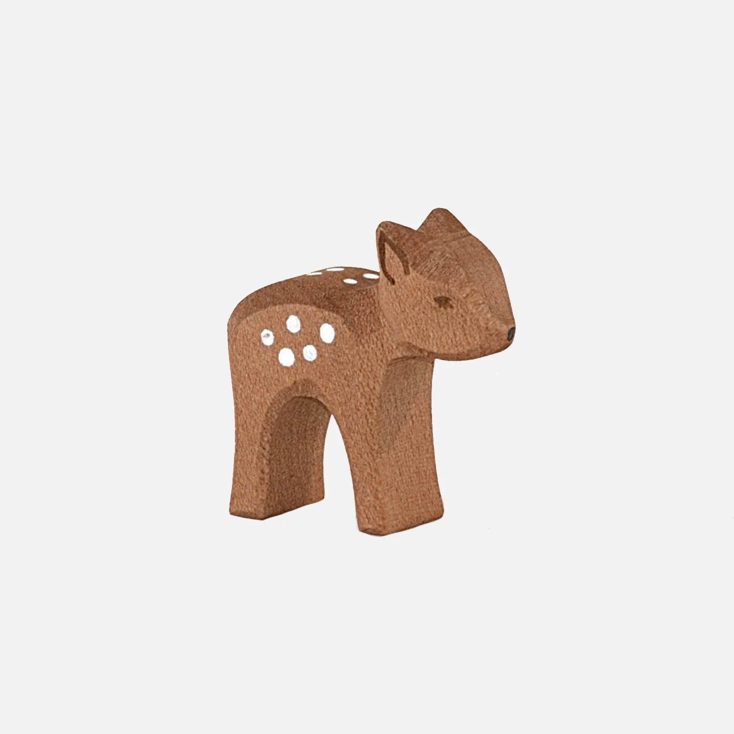 Handcrafted Wooden Small Fawn - Image 6