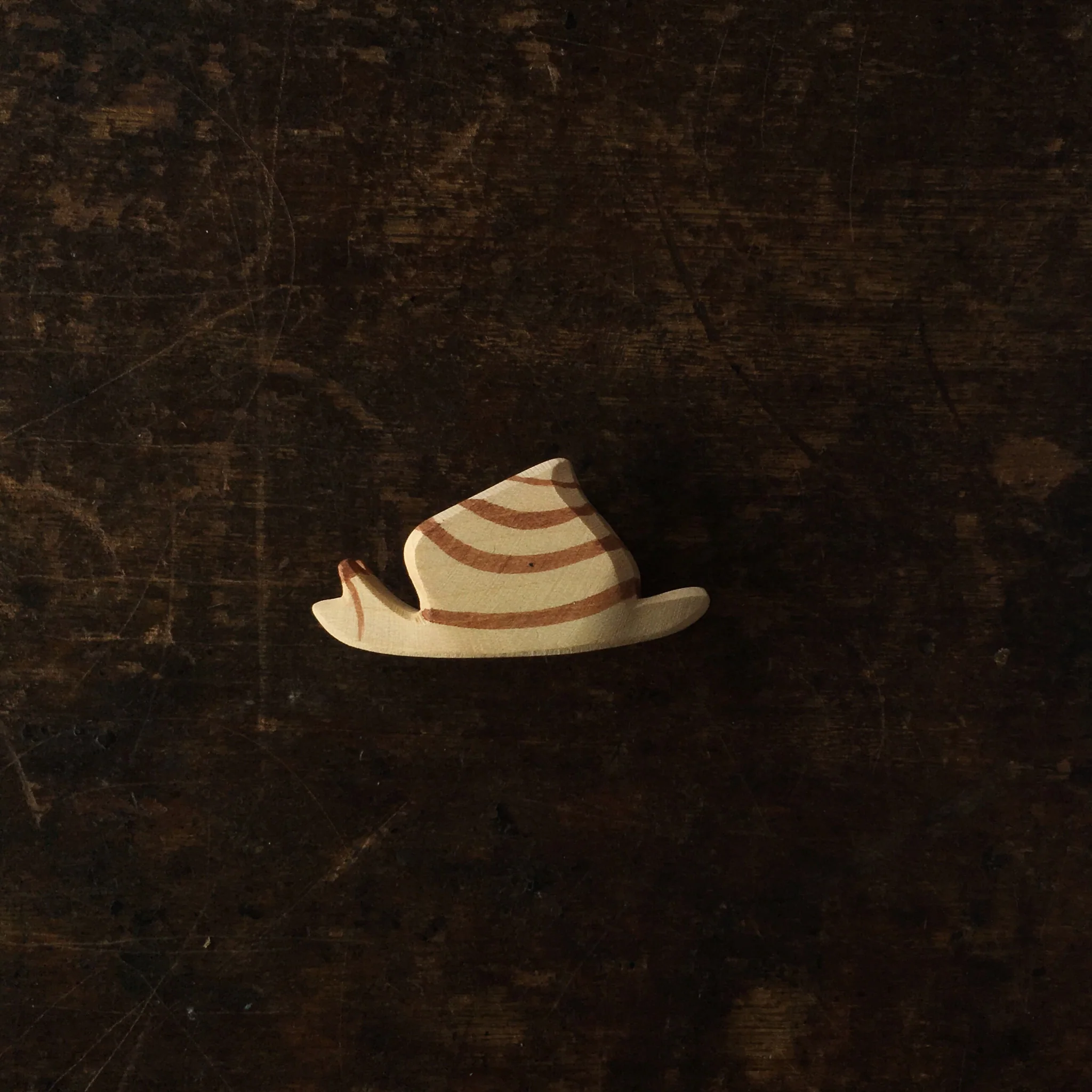 Handcrafted Wooden Snail