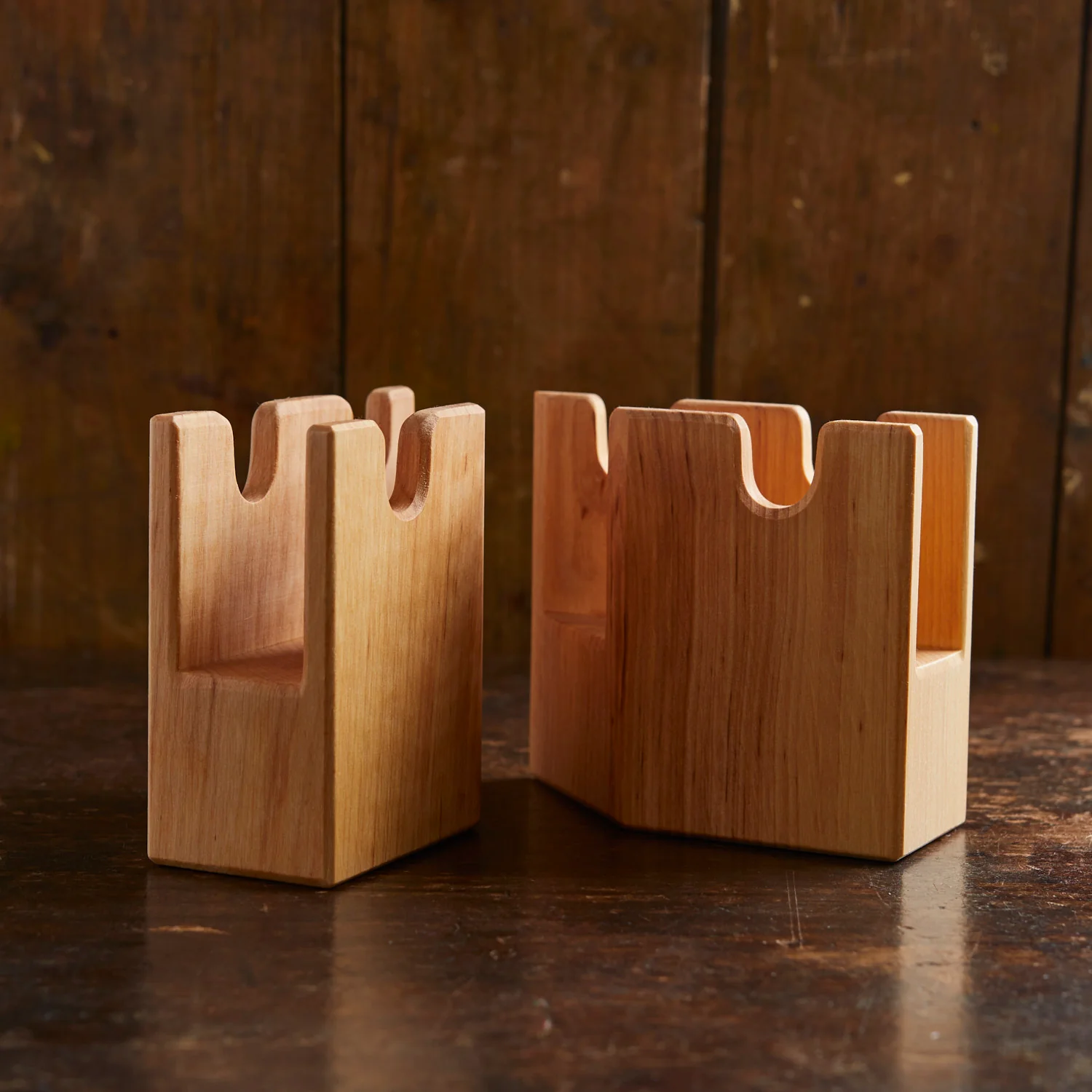 Handcrafted Wooden Defence Wall Corner - Image 2
