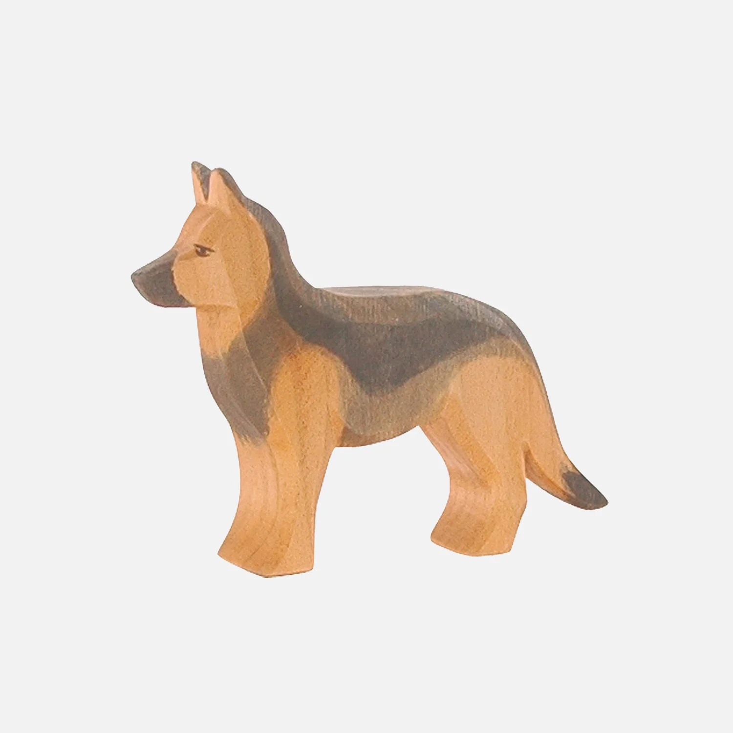 Handcrafted Wooden German Shepherd Dog - Image 2