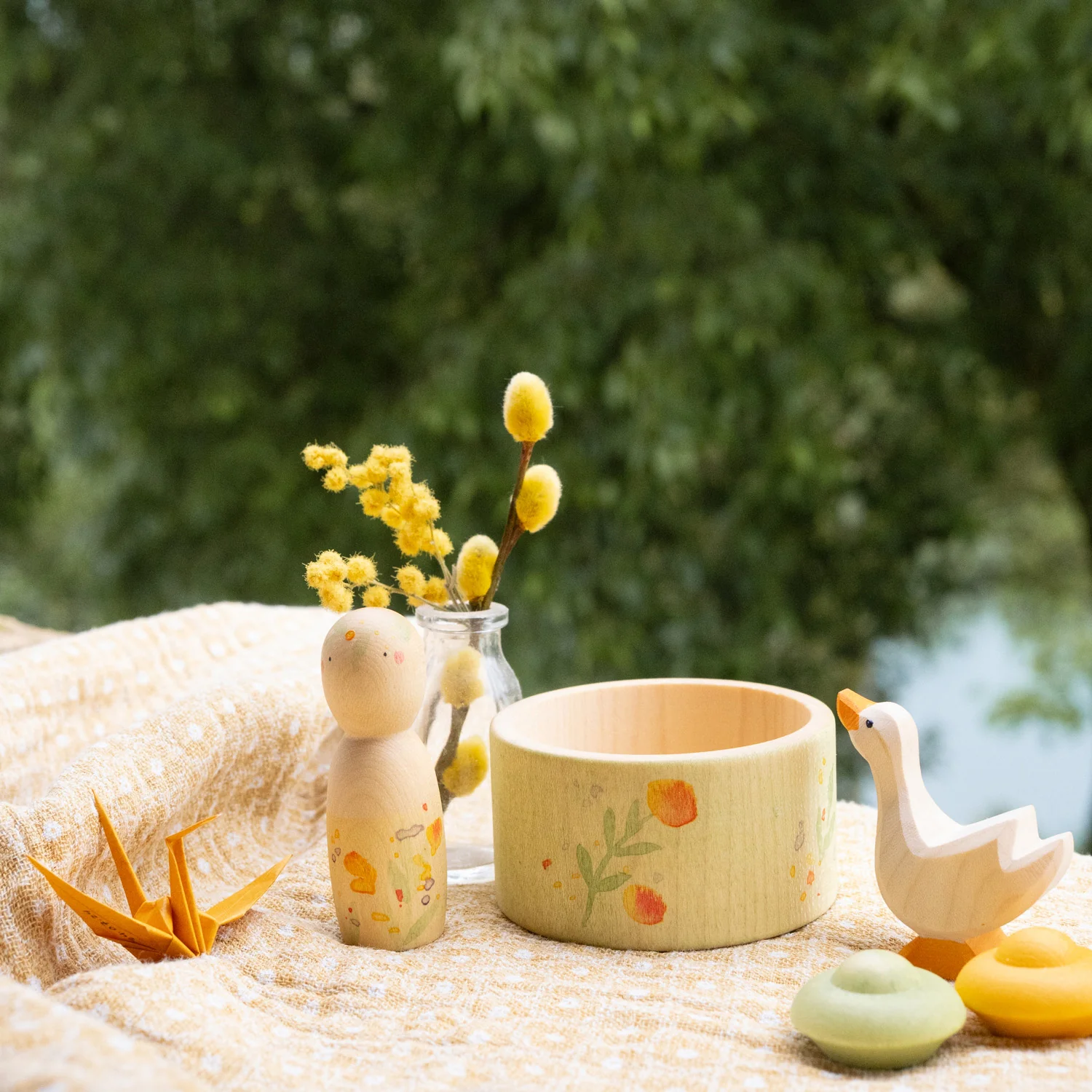Handcrafted Wooden Grapat x Ostheimer set - Hello Summer - Image 3