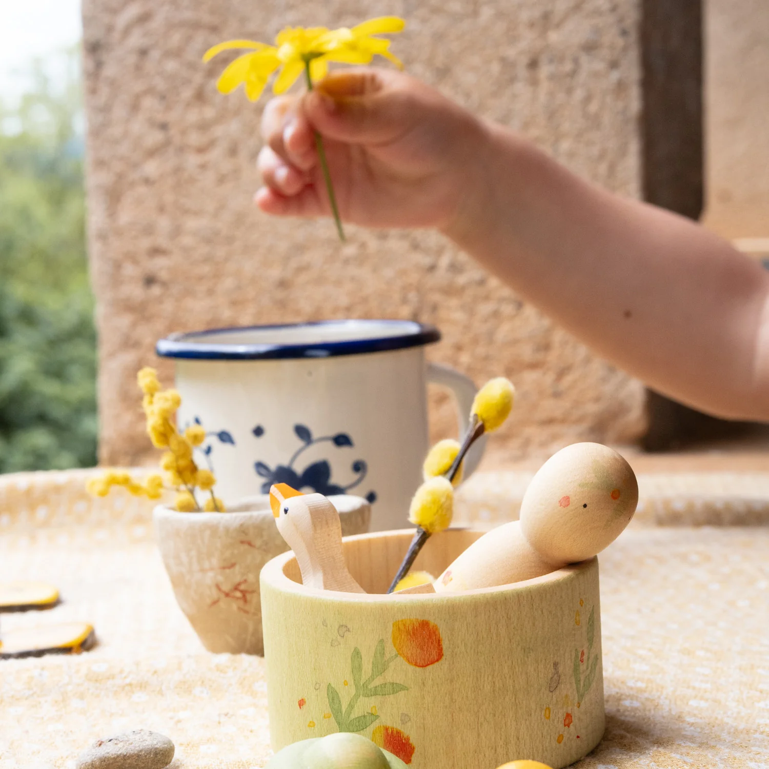 Handcrafted Wooden Grapat x Ostheimer set - Hello Summer - Image 4