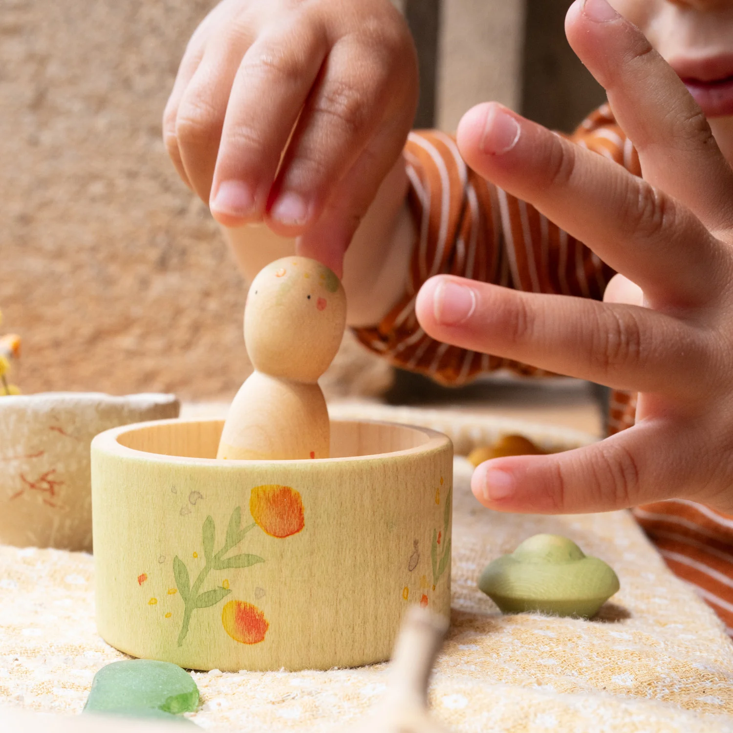 Handcrafted Wooden Grapat x Ostheimer set - Hello Summer - Image 5