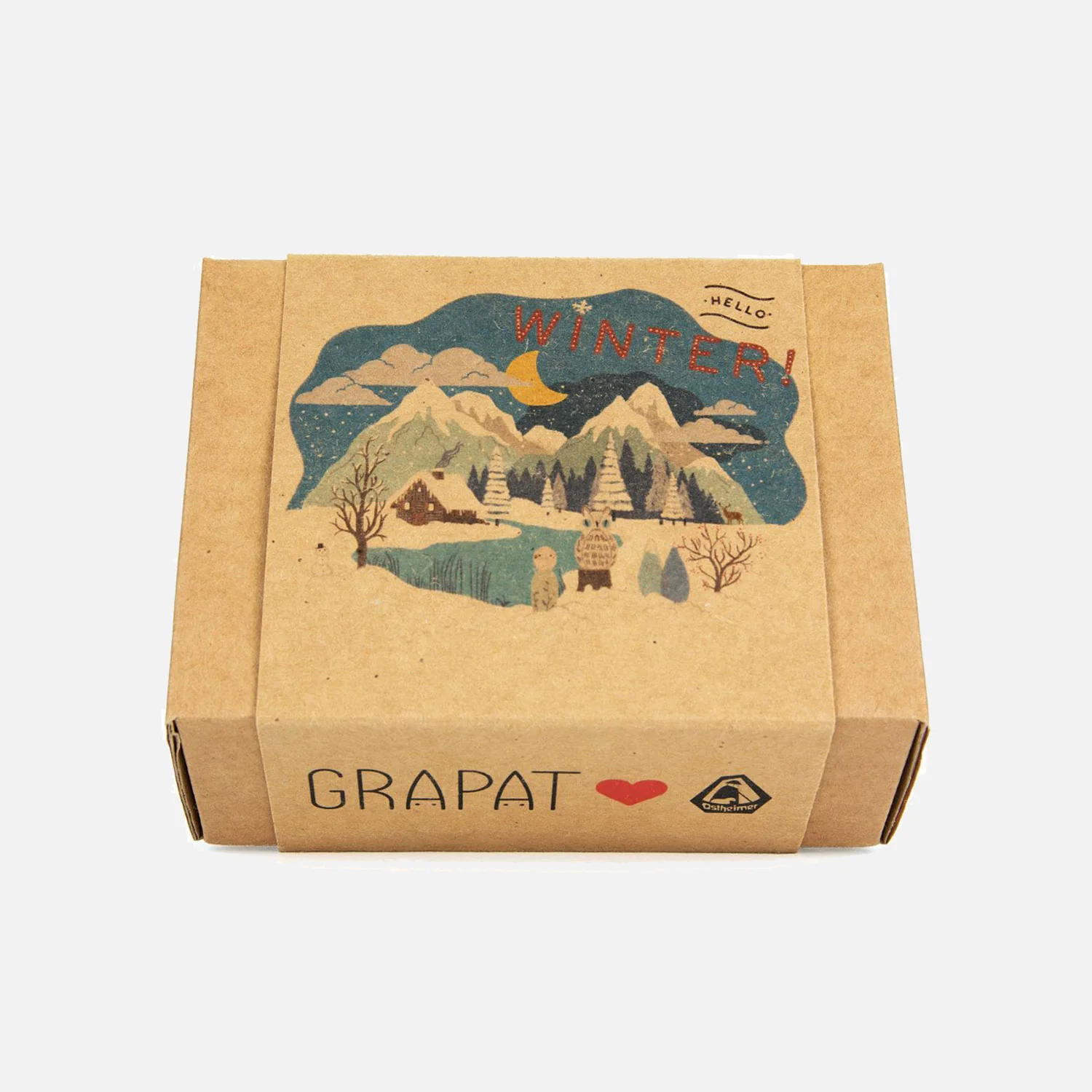 Handcrafted Wooden Grapat x Ostheimer set - Hello Winter - Image 5