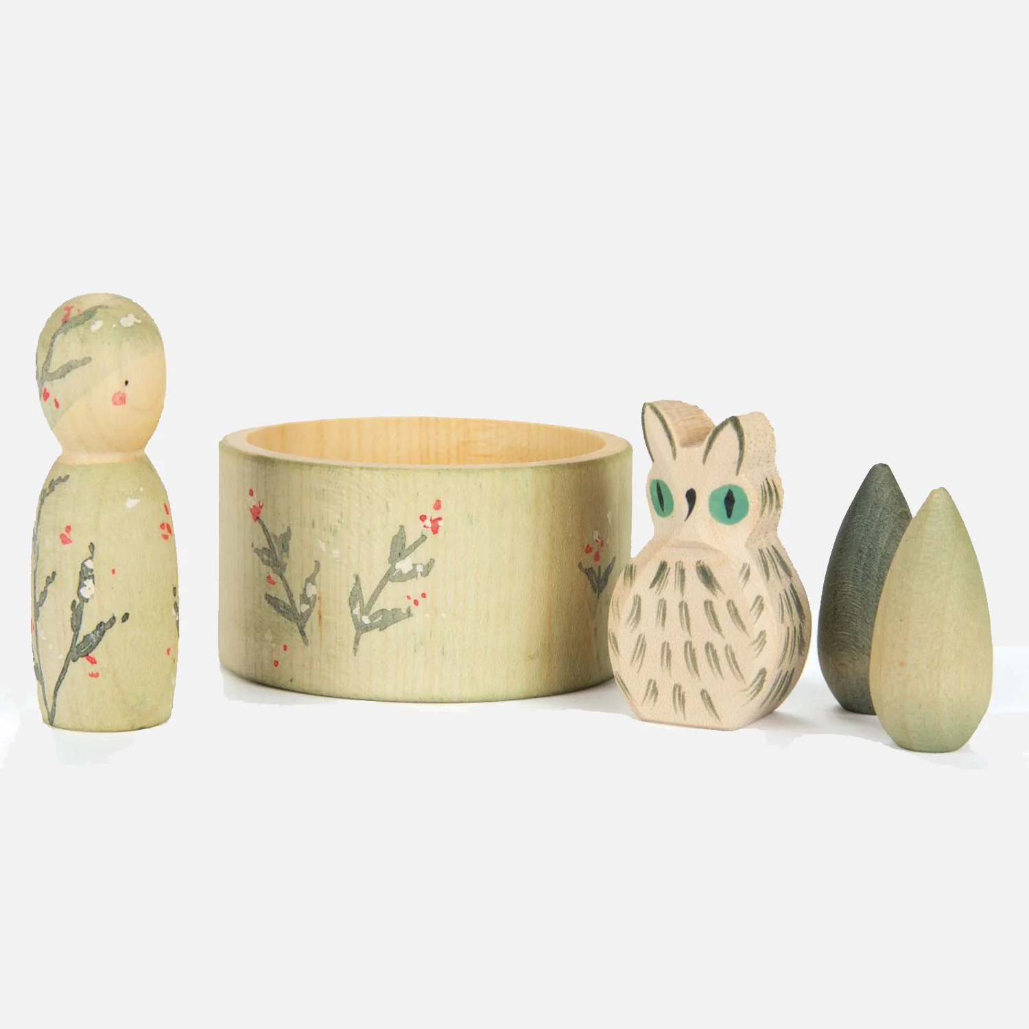 Handcrafted Wooden Grapat x Ostheimer set - Hello Winter - Image 6