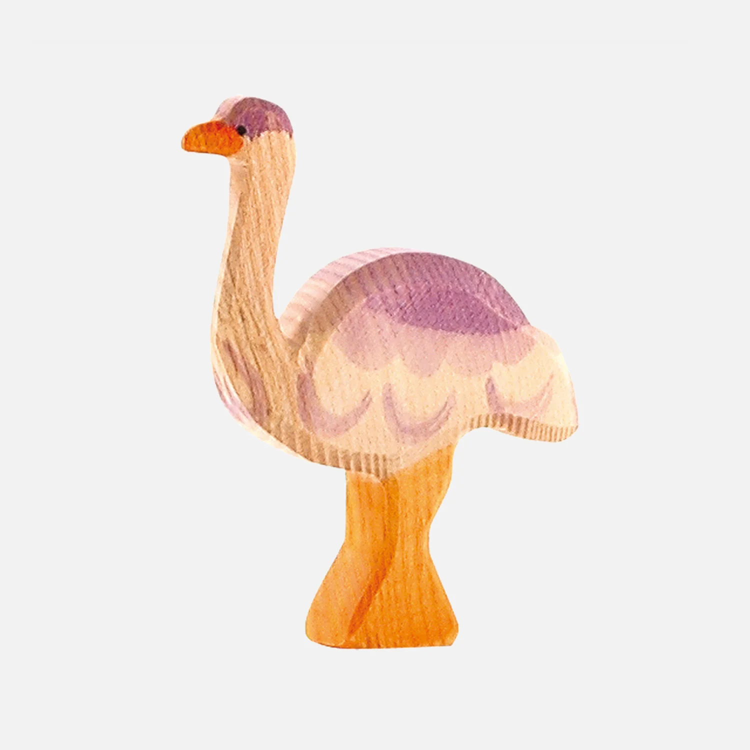 Handcrafted Wooden Ostrich - Image 2