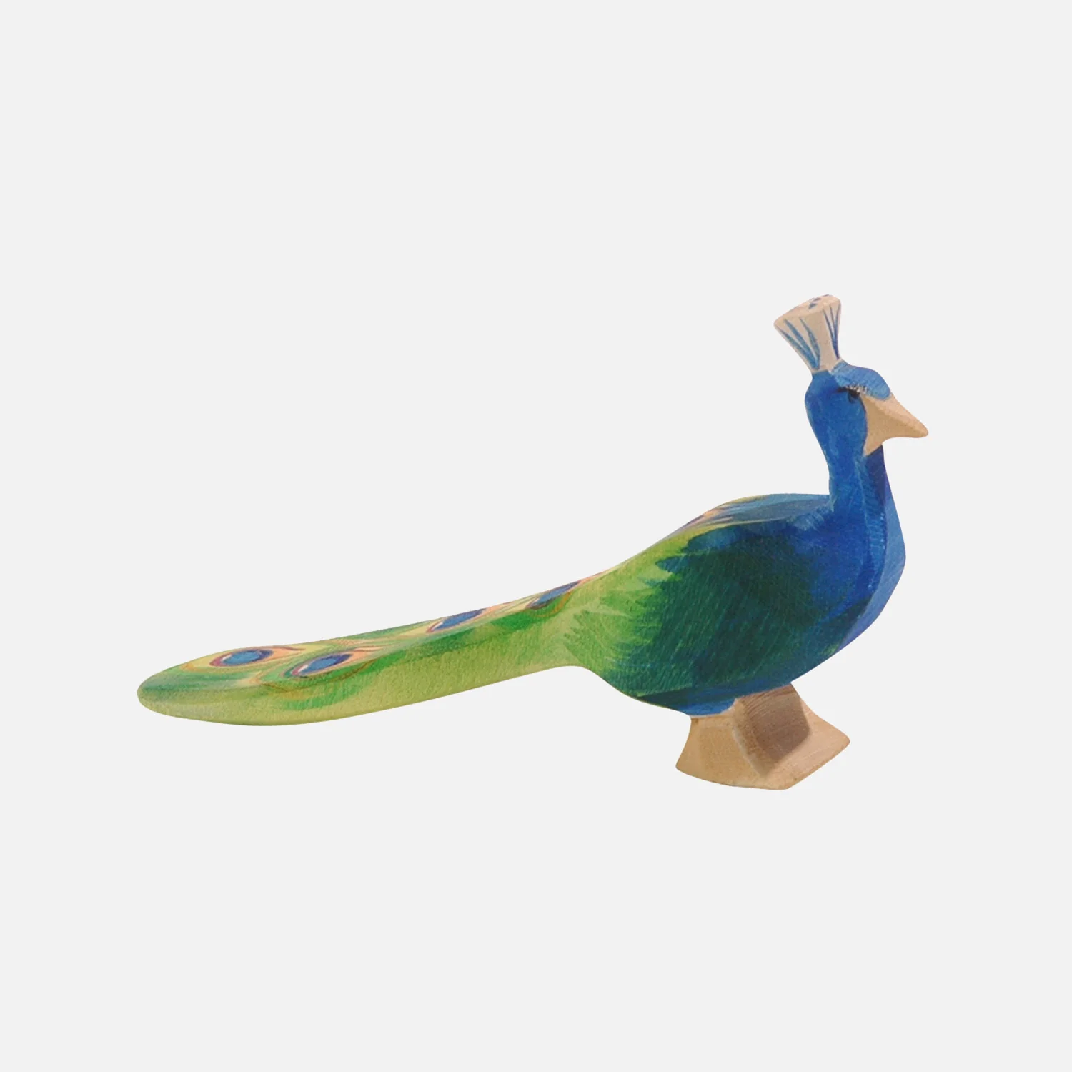 Handcrafted Wooden Peacock - Image 3