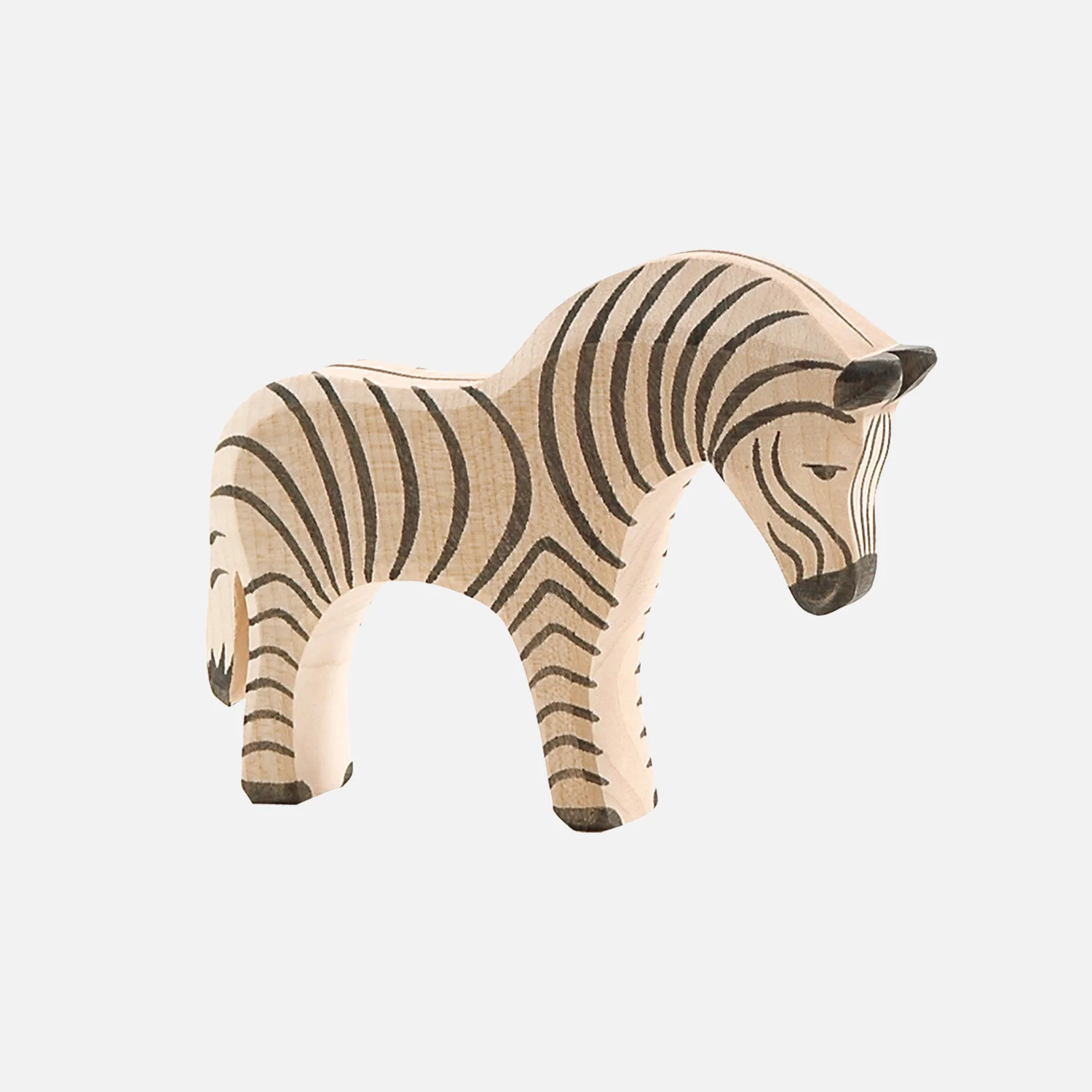 Handcrafted Wooden Zebra - Image 3