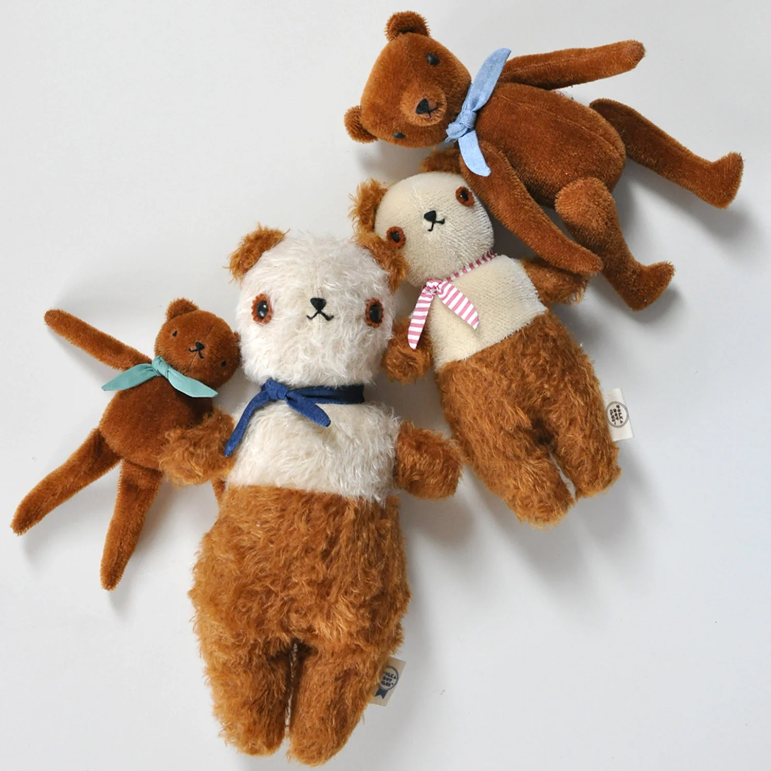Handmade Classic Mohair Bear - Rust - Image 2