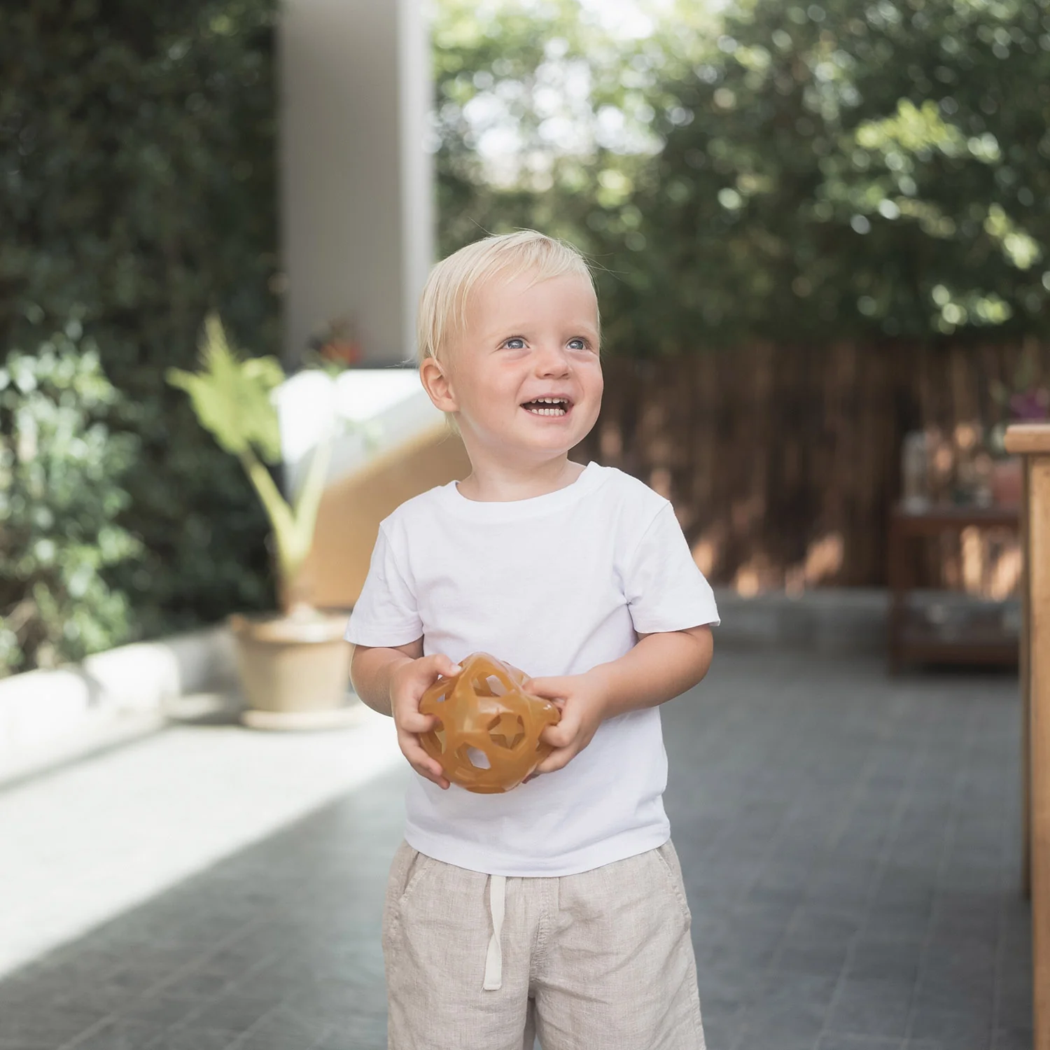 Natural Rubber Baby Star Grab Ball