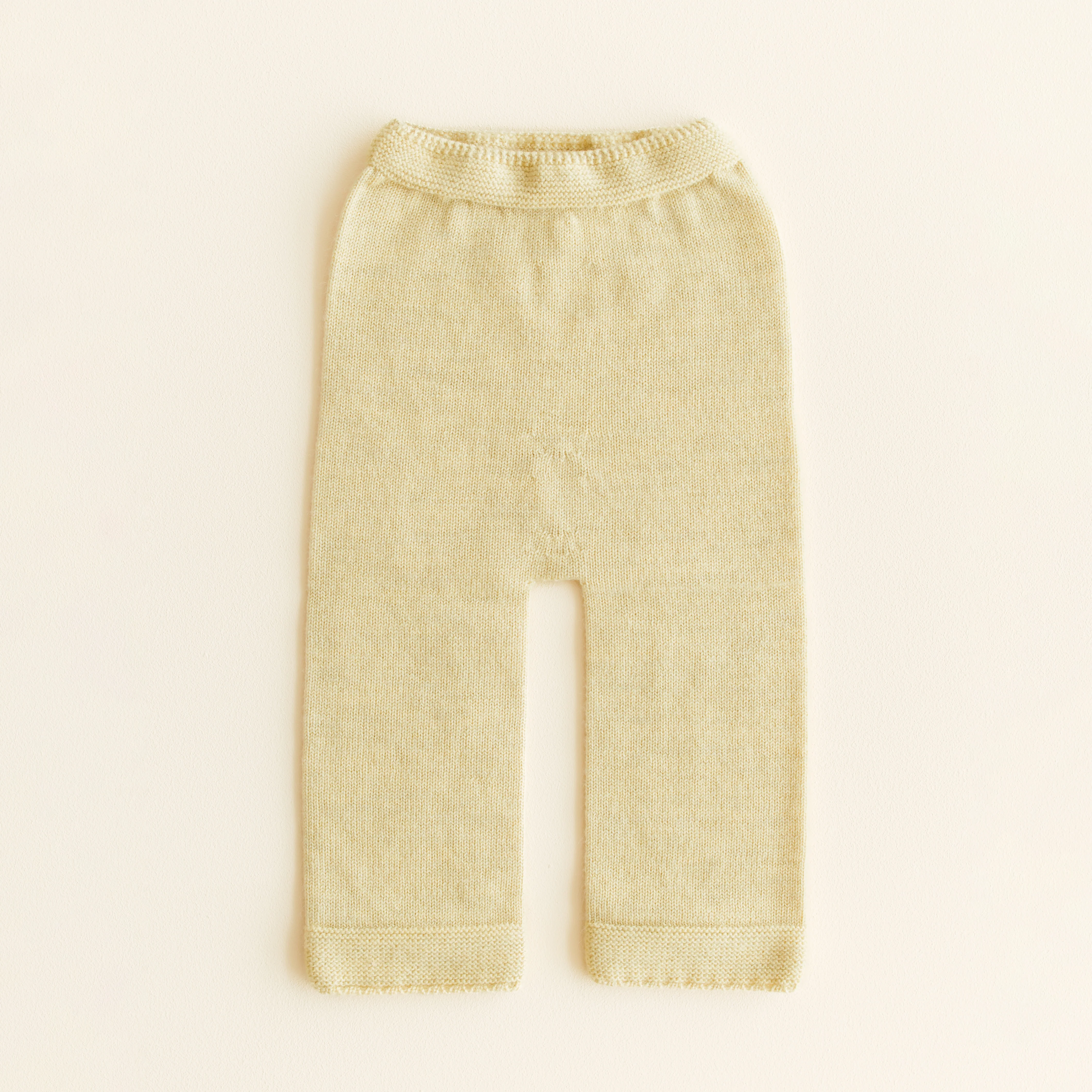 Baby & Kids Merino Wool Guido Pants - Light Yellow - Image 2