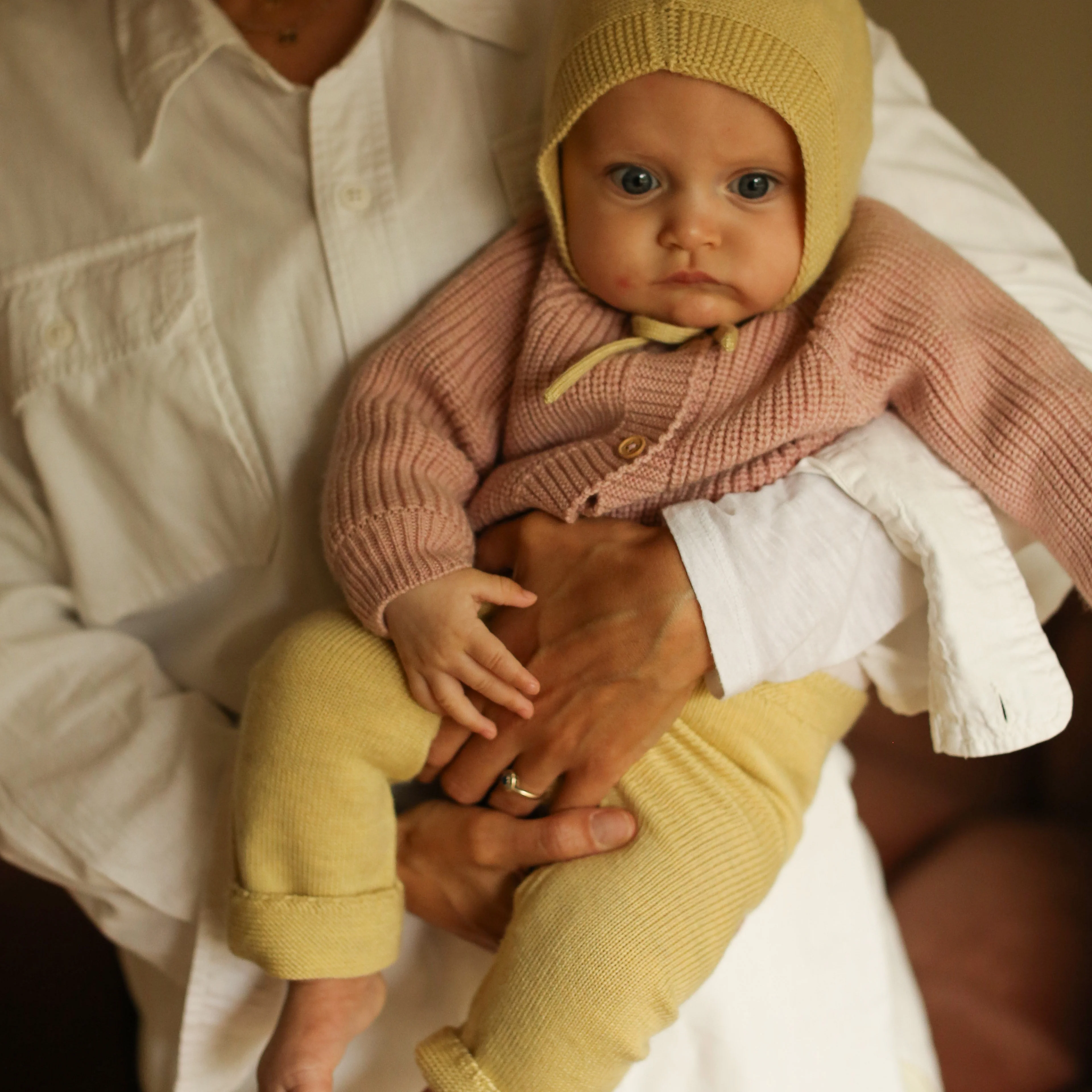 Baby & Kids Merino Wool Guido Pants - Light Yellow - Image 3
