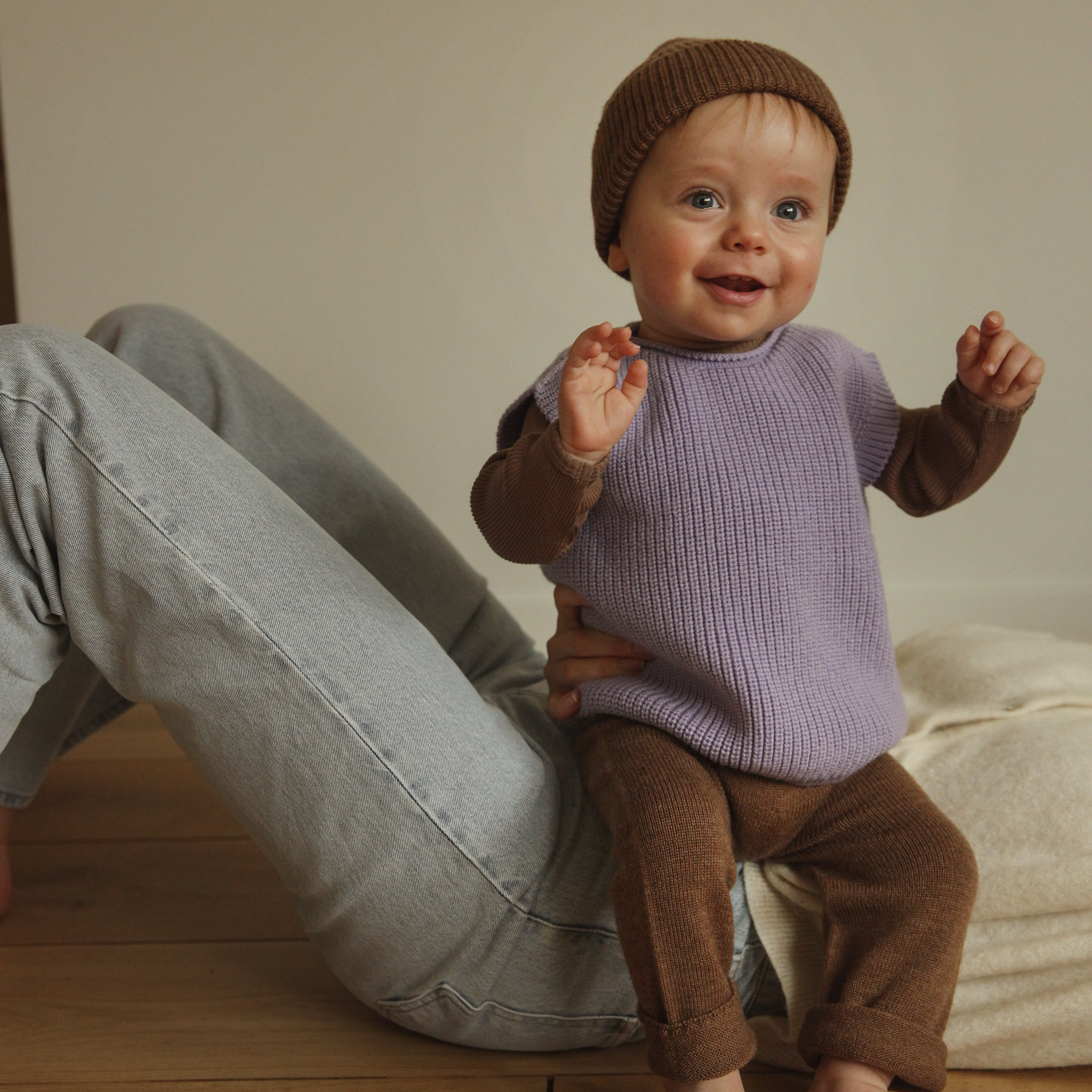Baby & Kids Merino Wool Guido Pants - Mocha - Image 6