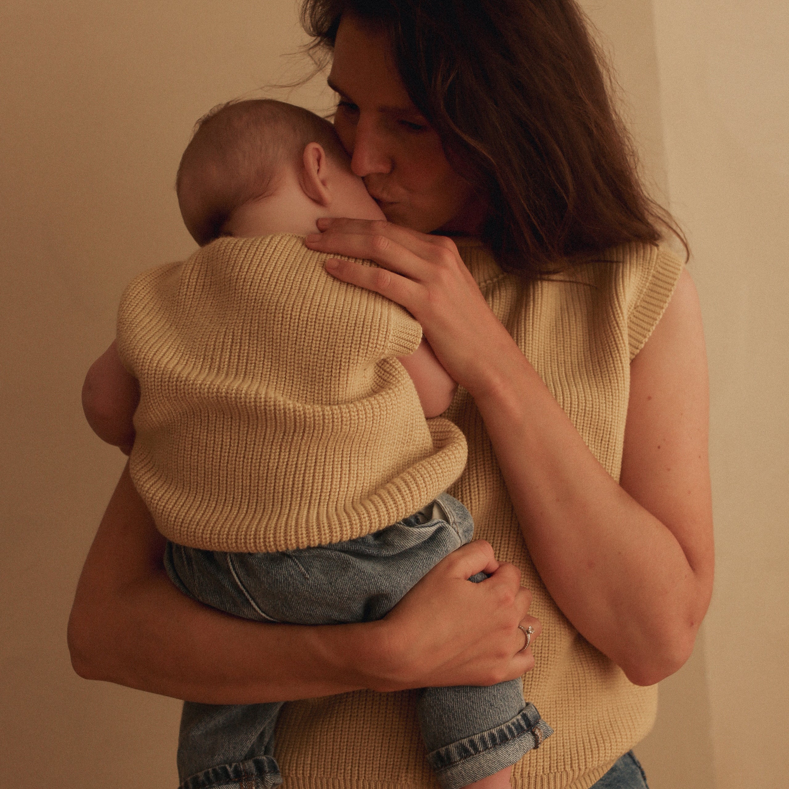Baby & Kids Merino Wool Harvey Vest - Light yellow - Image 2
