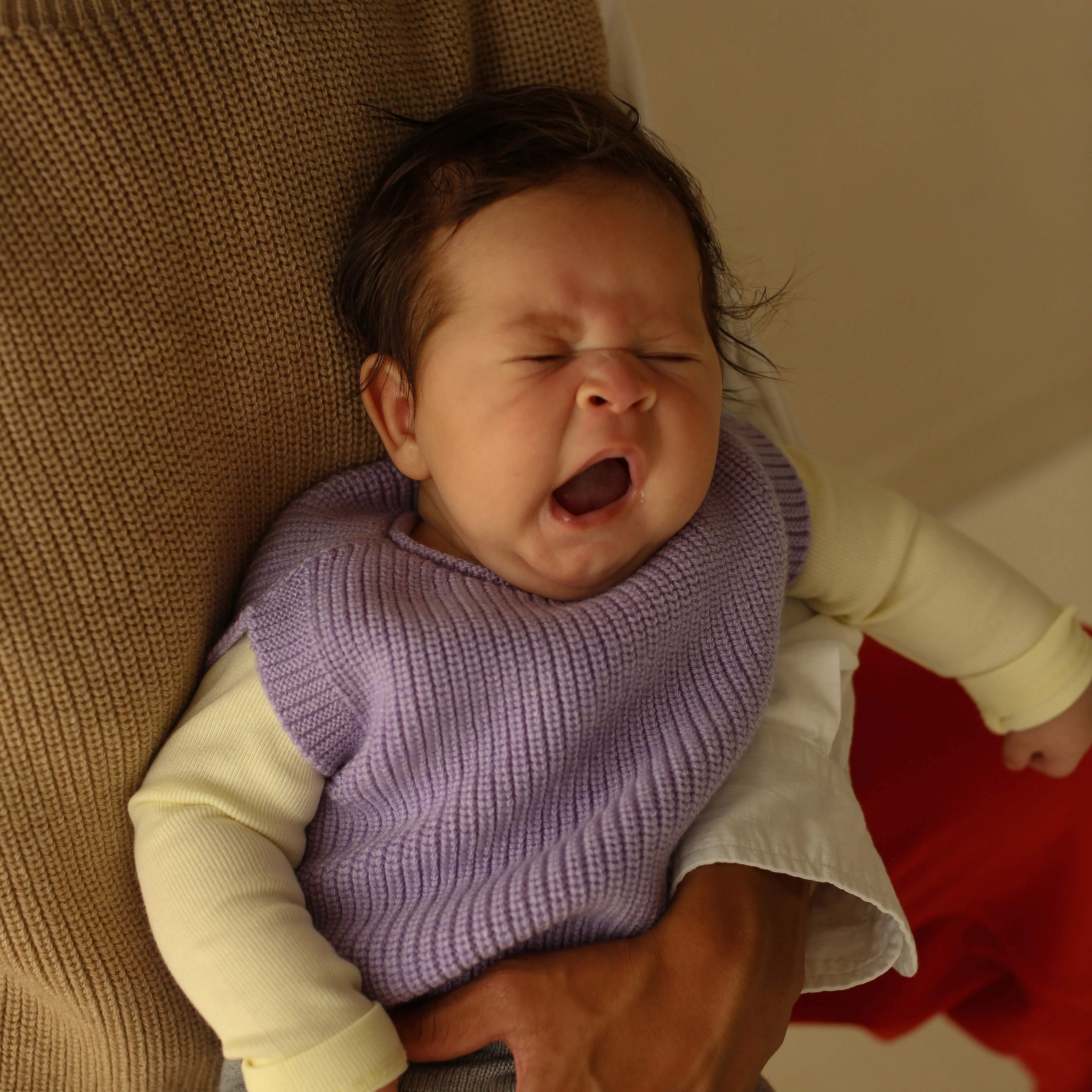 Baby & Kids Merino Wool Harvey Vest - Lilac - Image 2