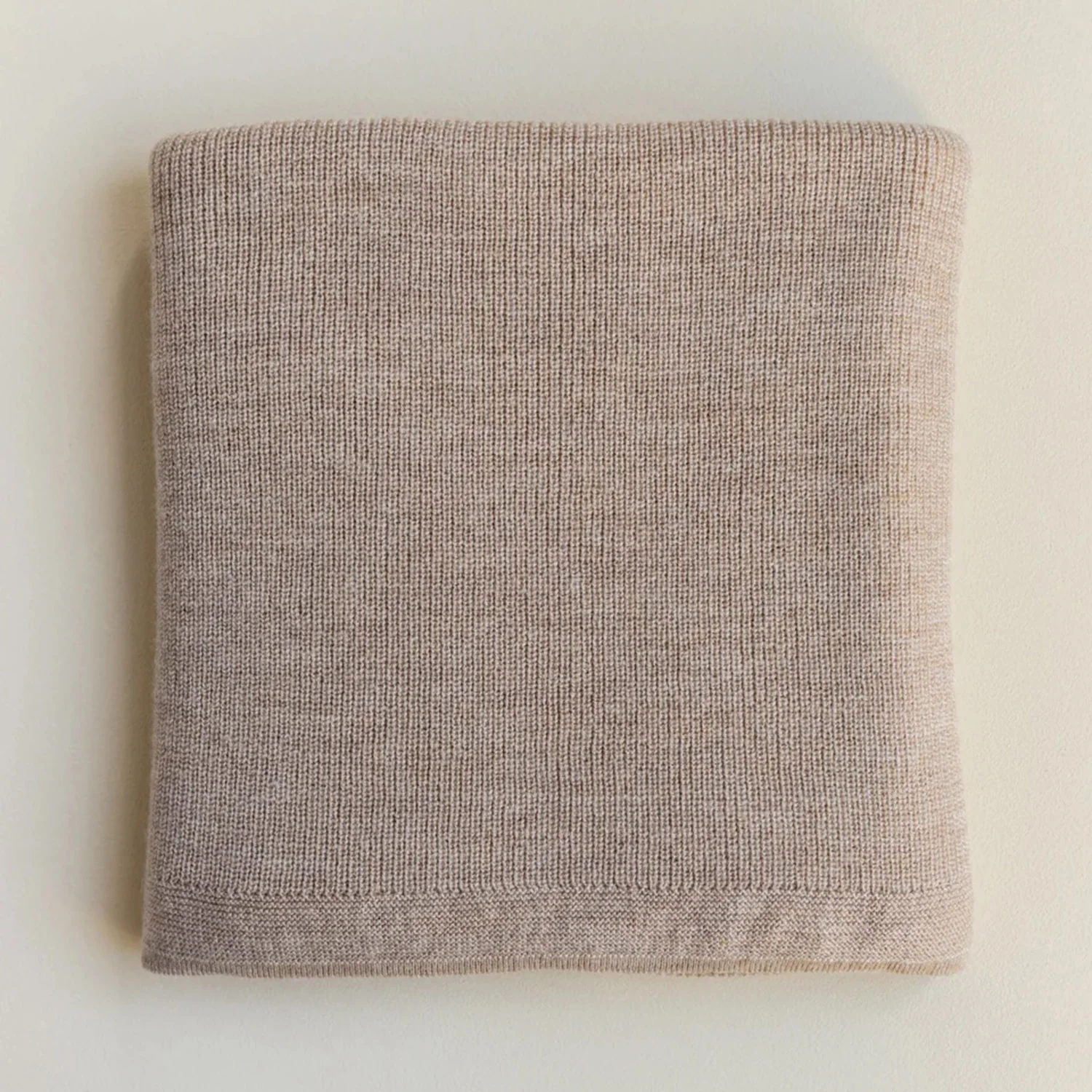 Merino Wool Felix Swaddle/Baby Blanket - Sand - Image 3