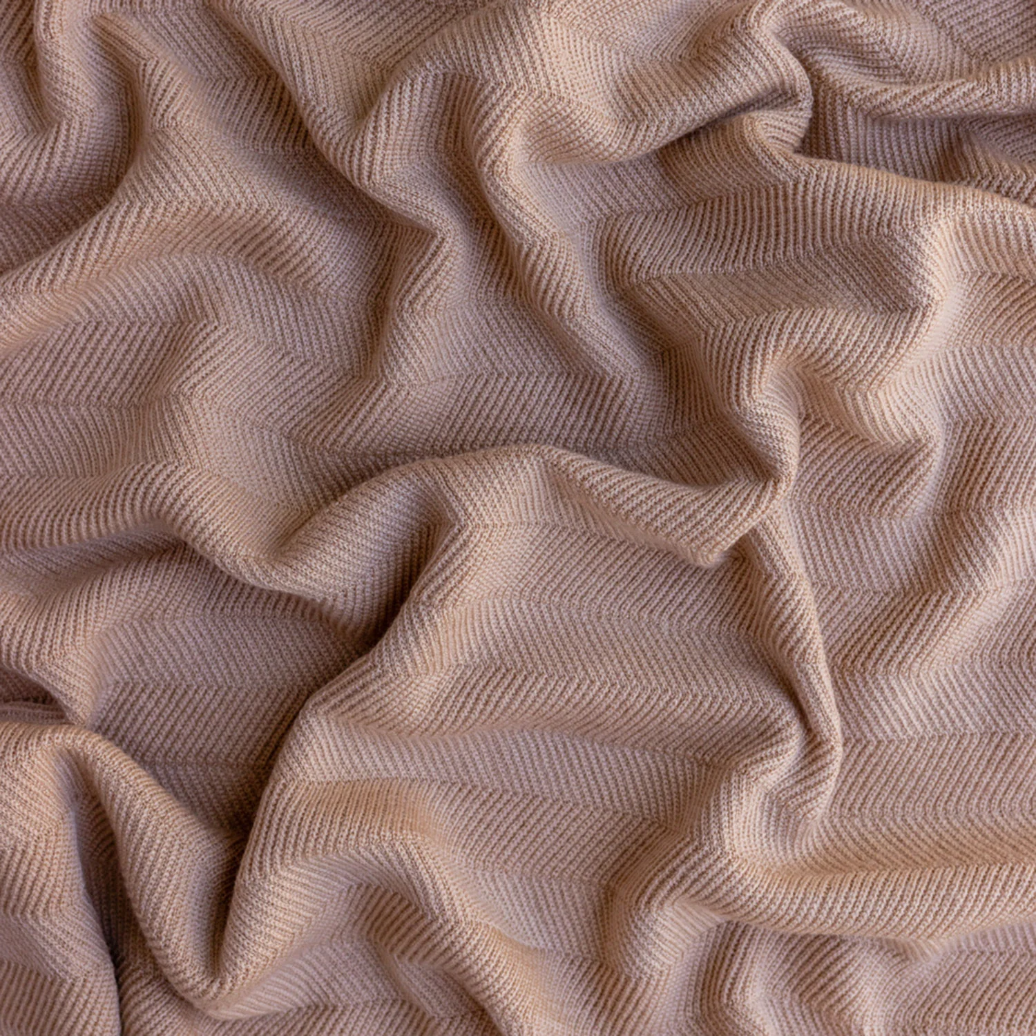 Merino Wool Freddie Blanket/Swaddle - Rose - Image 5
