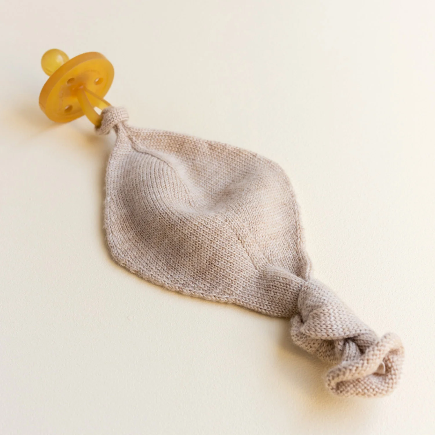 Merino Wool Titi Soother Holder - Sand - Image 2