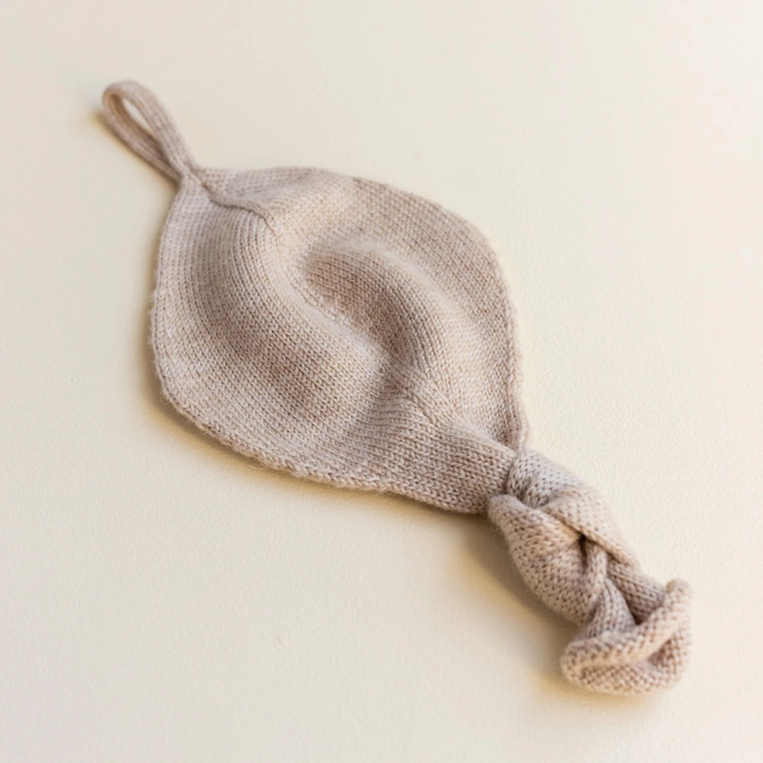 Merino Wool Titi Soother Holder - Sand - Image 6
