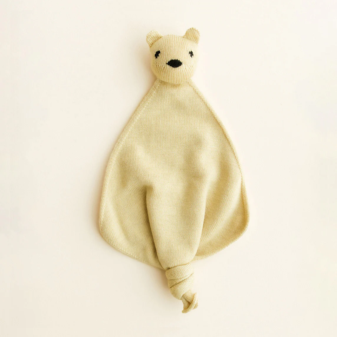 Merino Wool Tokki Teddy Comforter - Light Yellow - Image 2