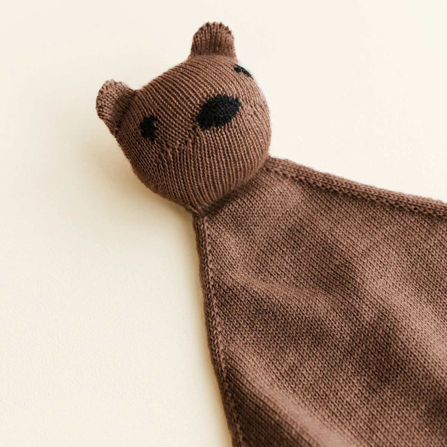 Merino Wool Tokki Teddy Comforter - Mocha - Image 3