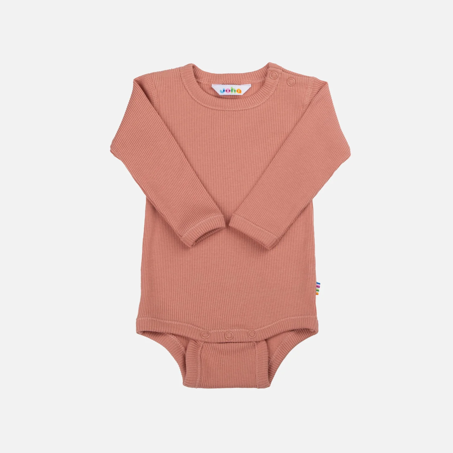 Baby & Kids Cotton Rib LS Body - Blush