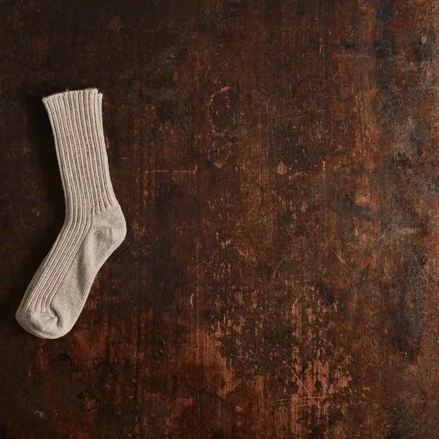 Adults Merino Wool Socks - Black - Image 2