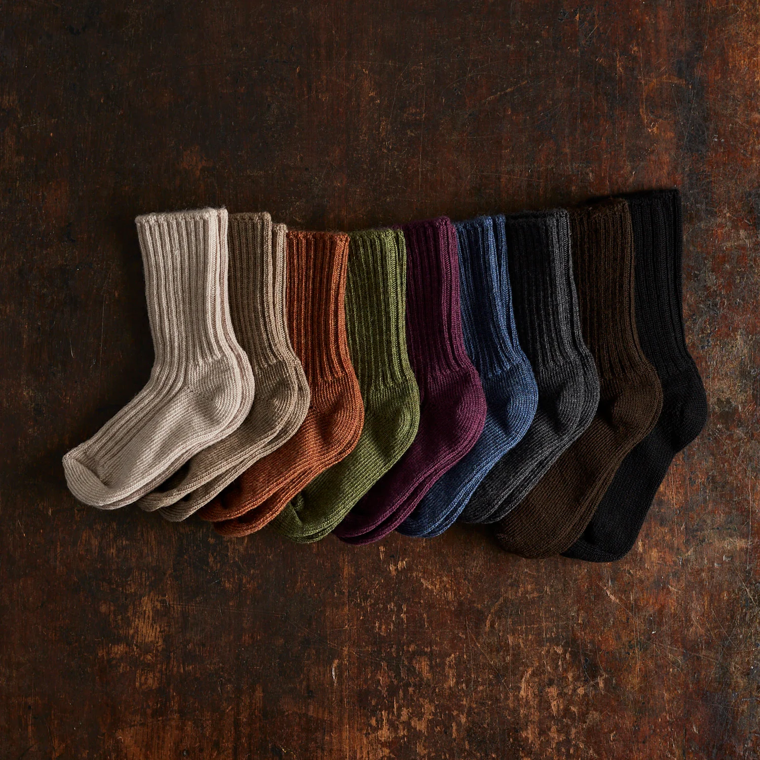 Baby & Kids Merino Wool Socks - Black - Image 2