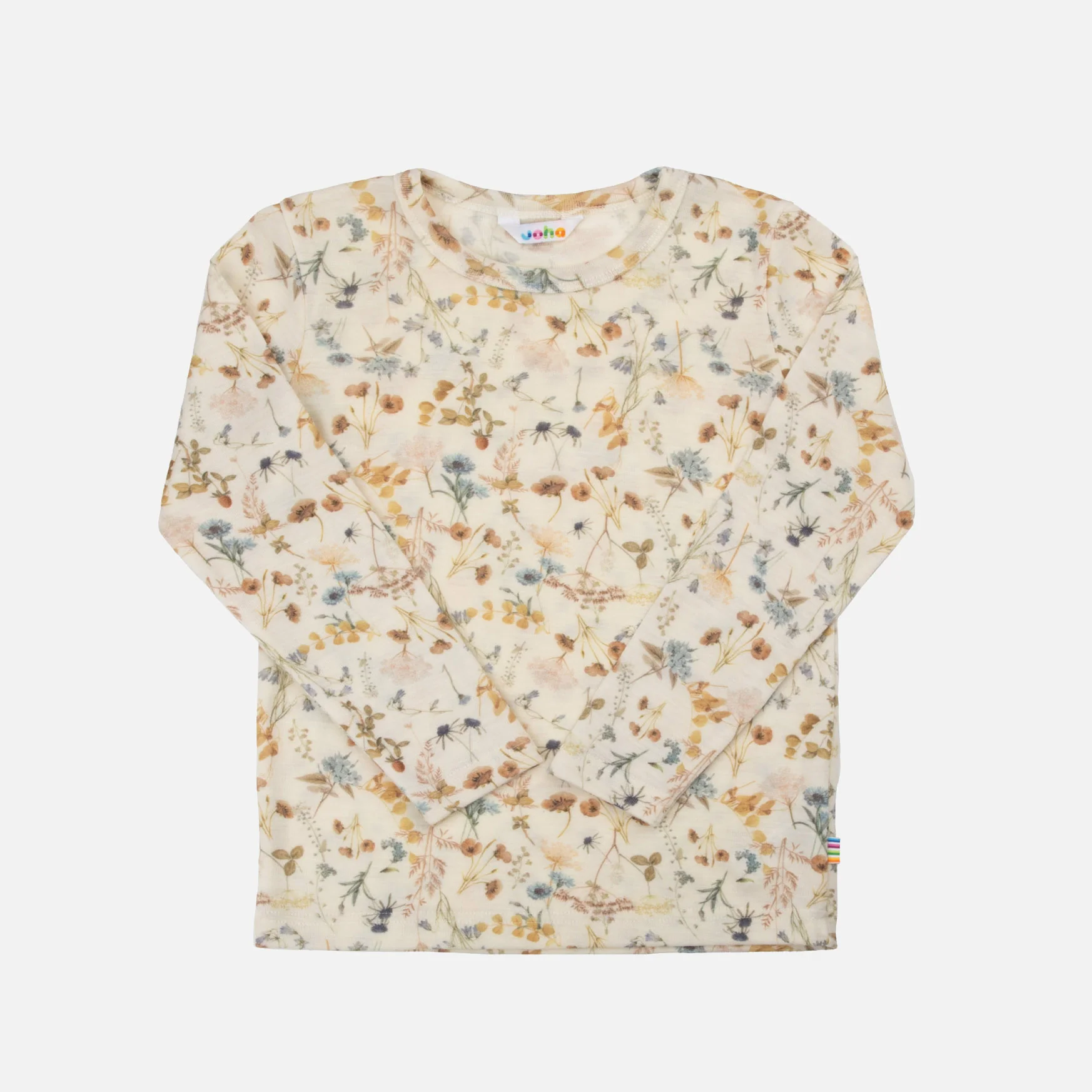 Baby & Kids Merino Wool LS Top - Autumn Floral