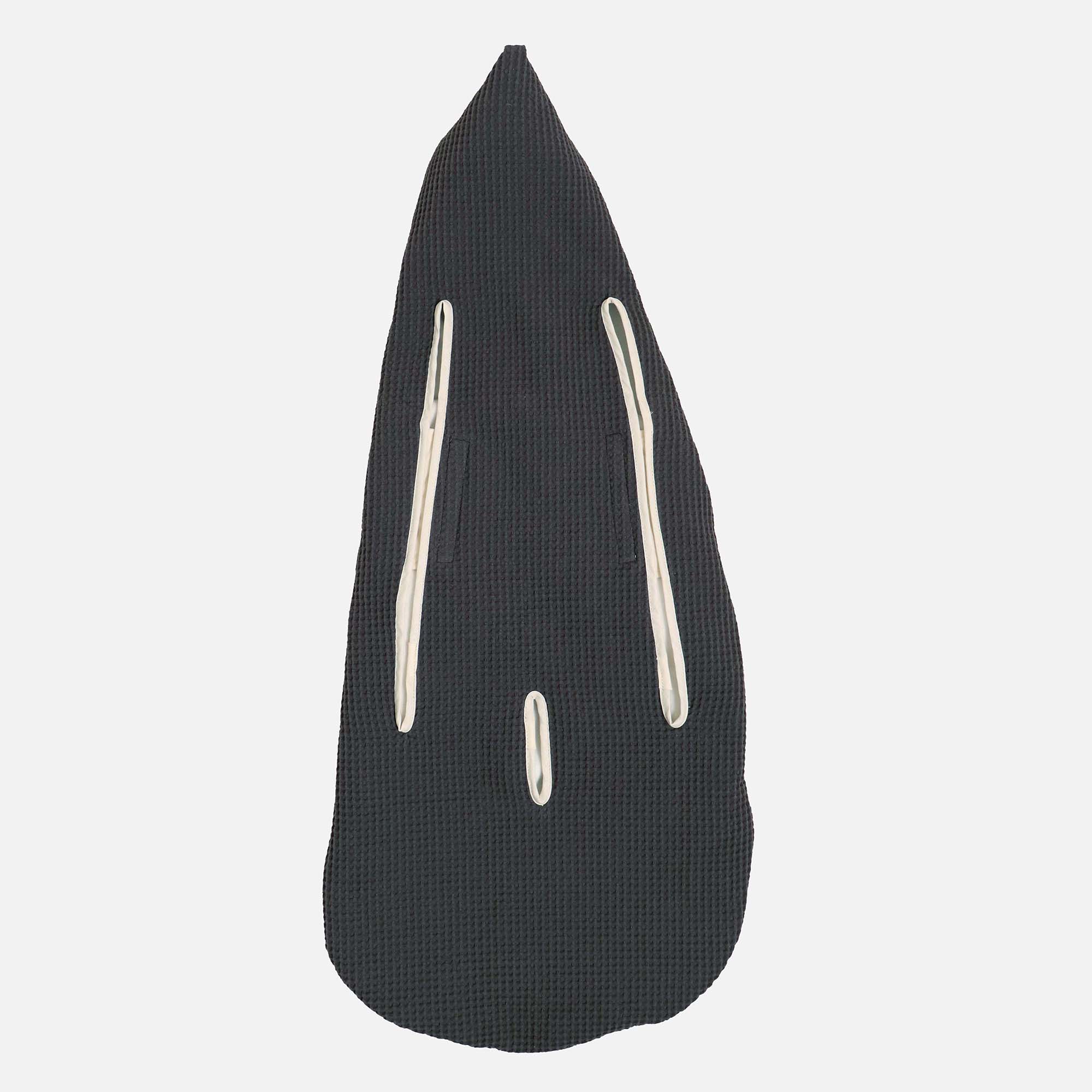 Cotton Waffle Car Seat/Carry Cot Footmuff - Anthracite - Image 2