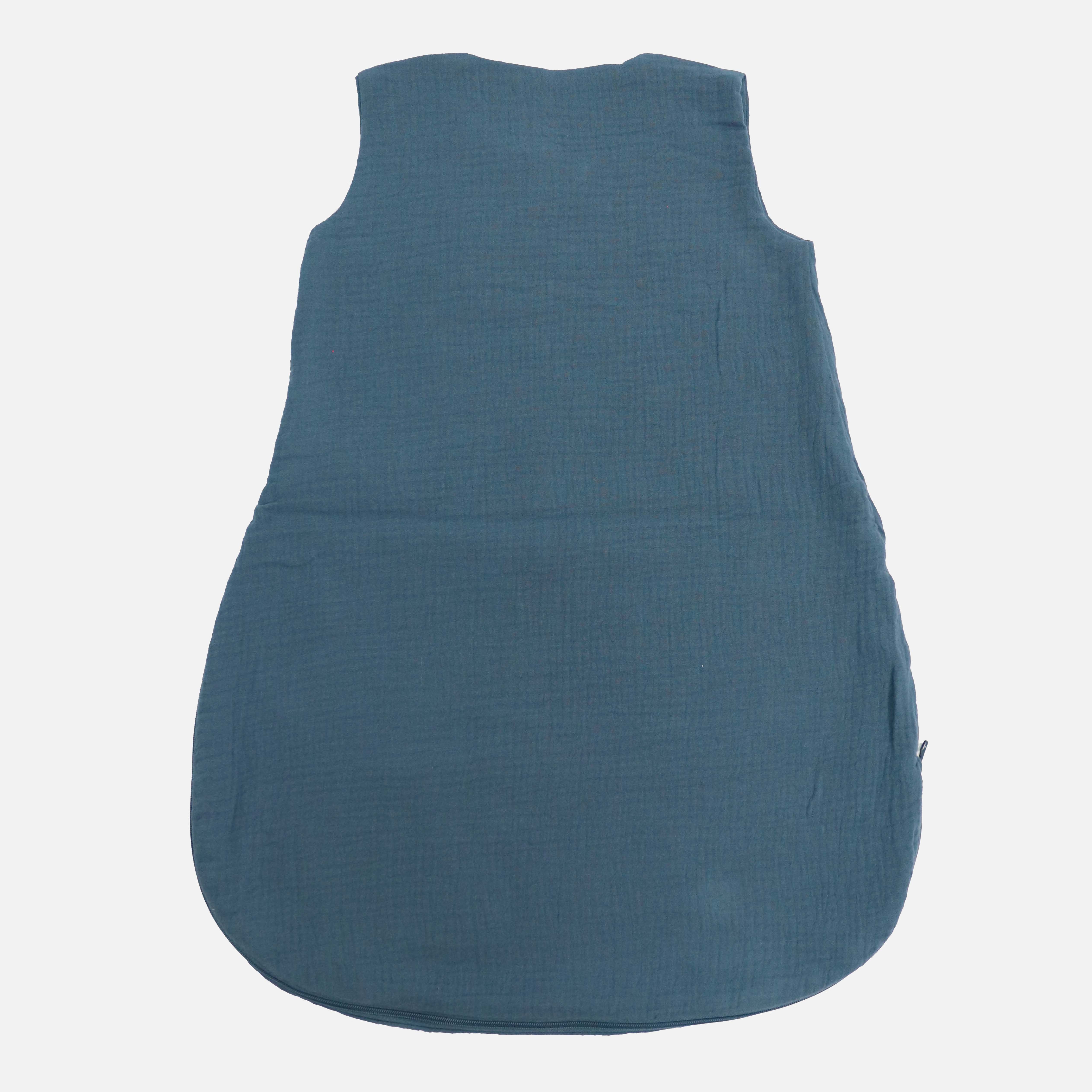 Cotton Muslin Levi Sleeping Bag - Agean Blue - Image 4