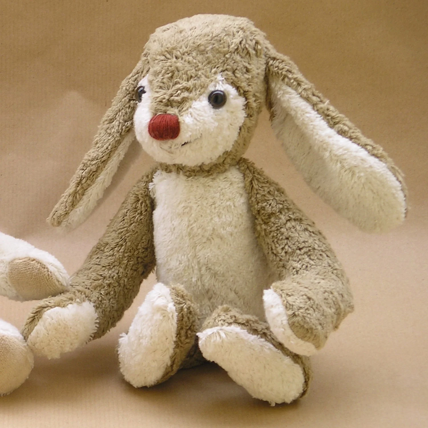 Cotton & Wool Large Rabbit - Beige - Image 2