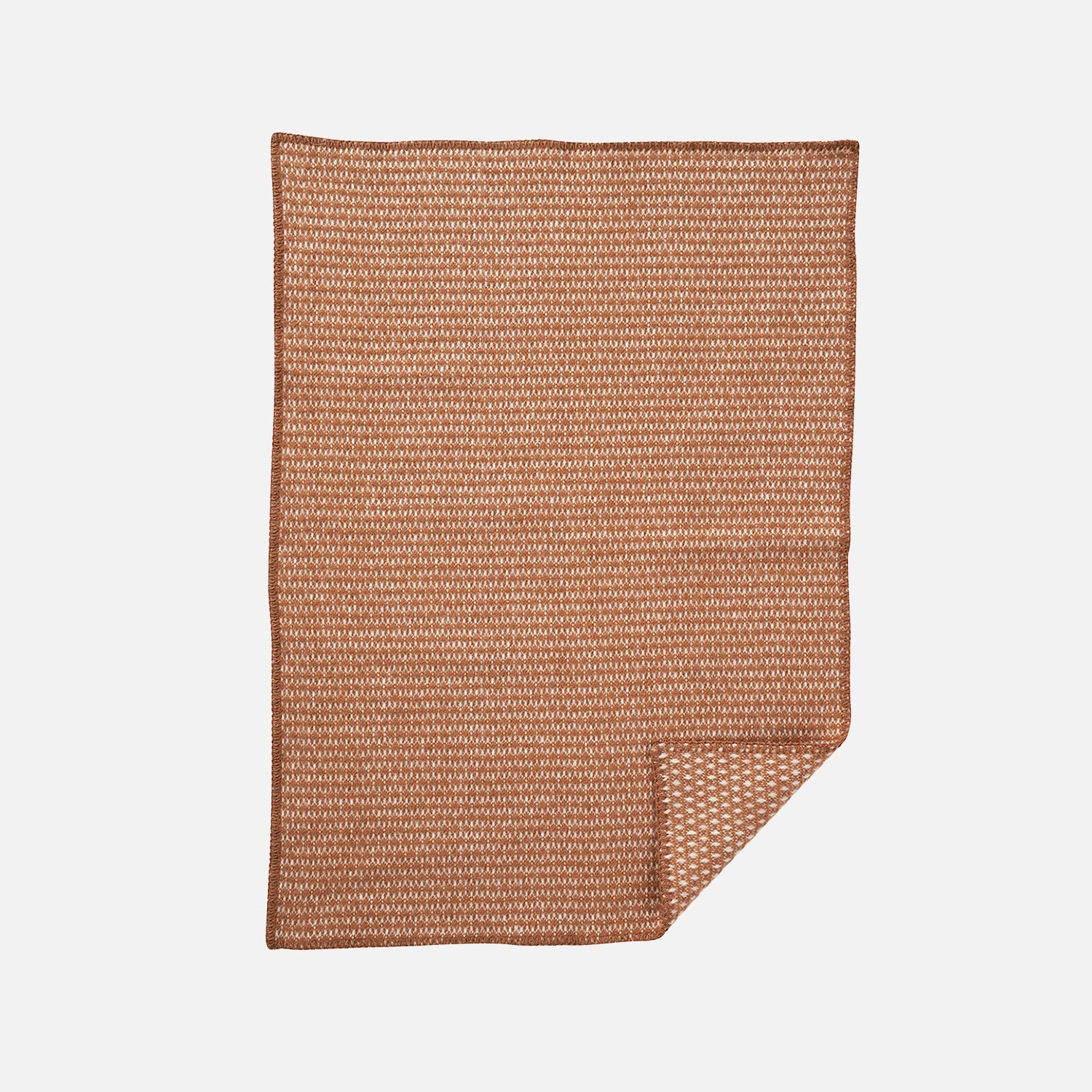 Lambswool Knut Baby Blanket/Swaddle - Nougat - Image 2