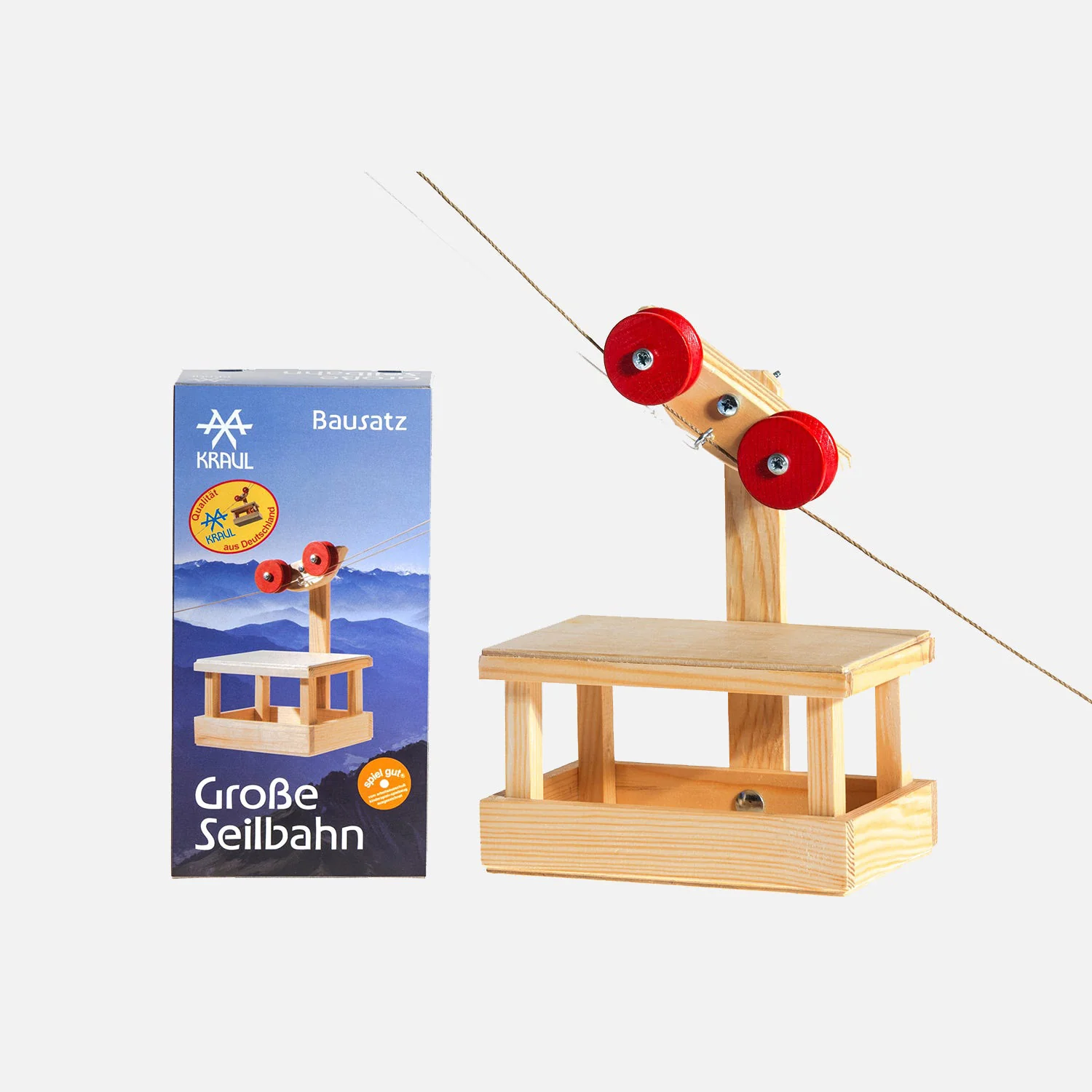 Wooden Big Cable Car Kit - Image 2
