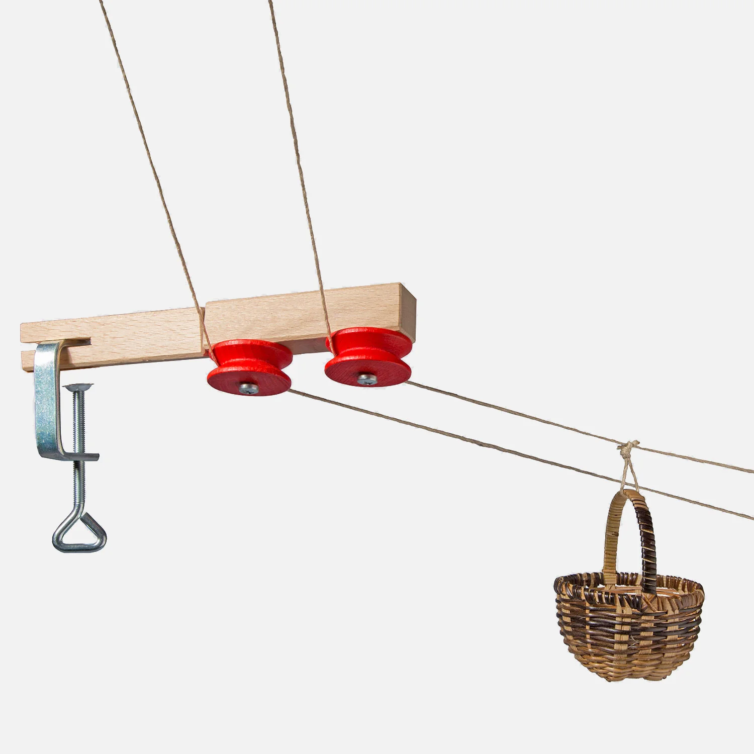 Wooden Basket Cable Car Corner Support - Image 2