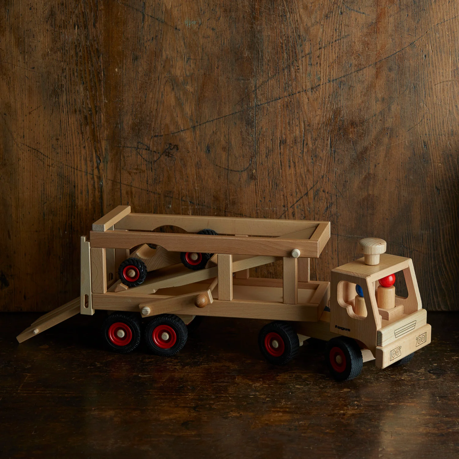 Large Wooden Car Transporter - Image 2