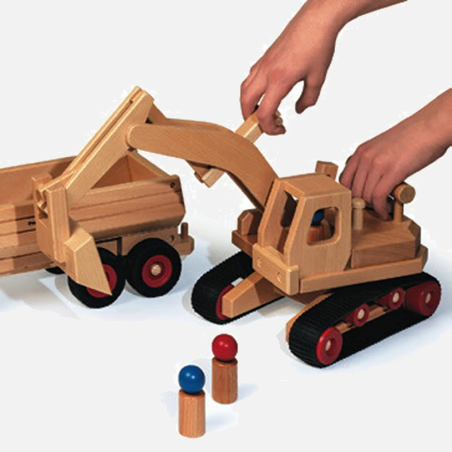 Large Wooden Excavator - Image 2