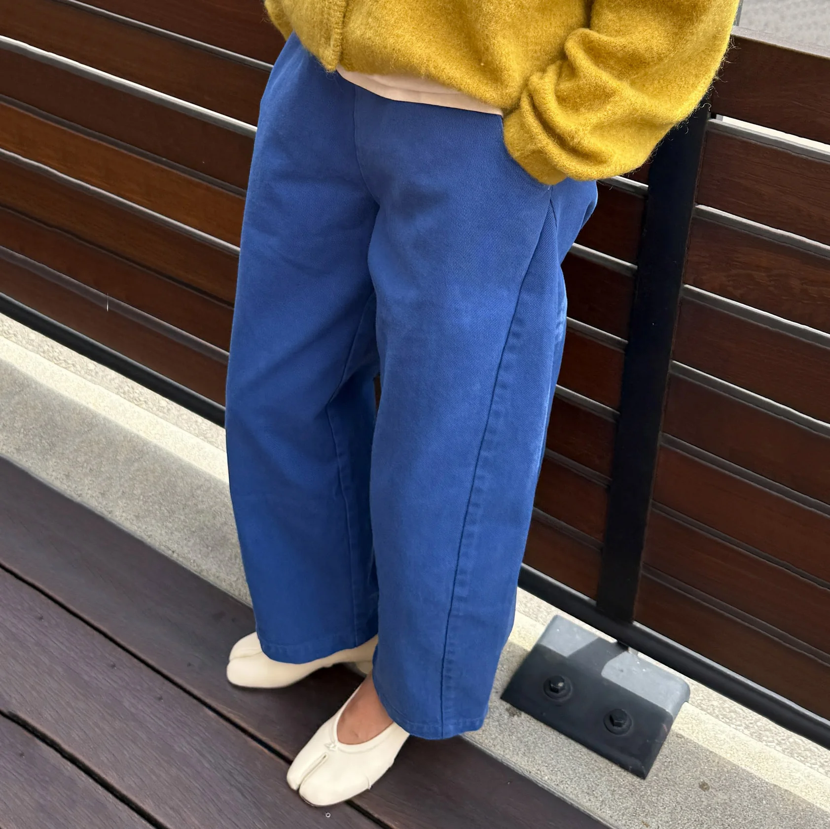 Women's Cotton Arc Pants - Azure - Image 6