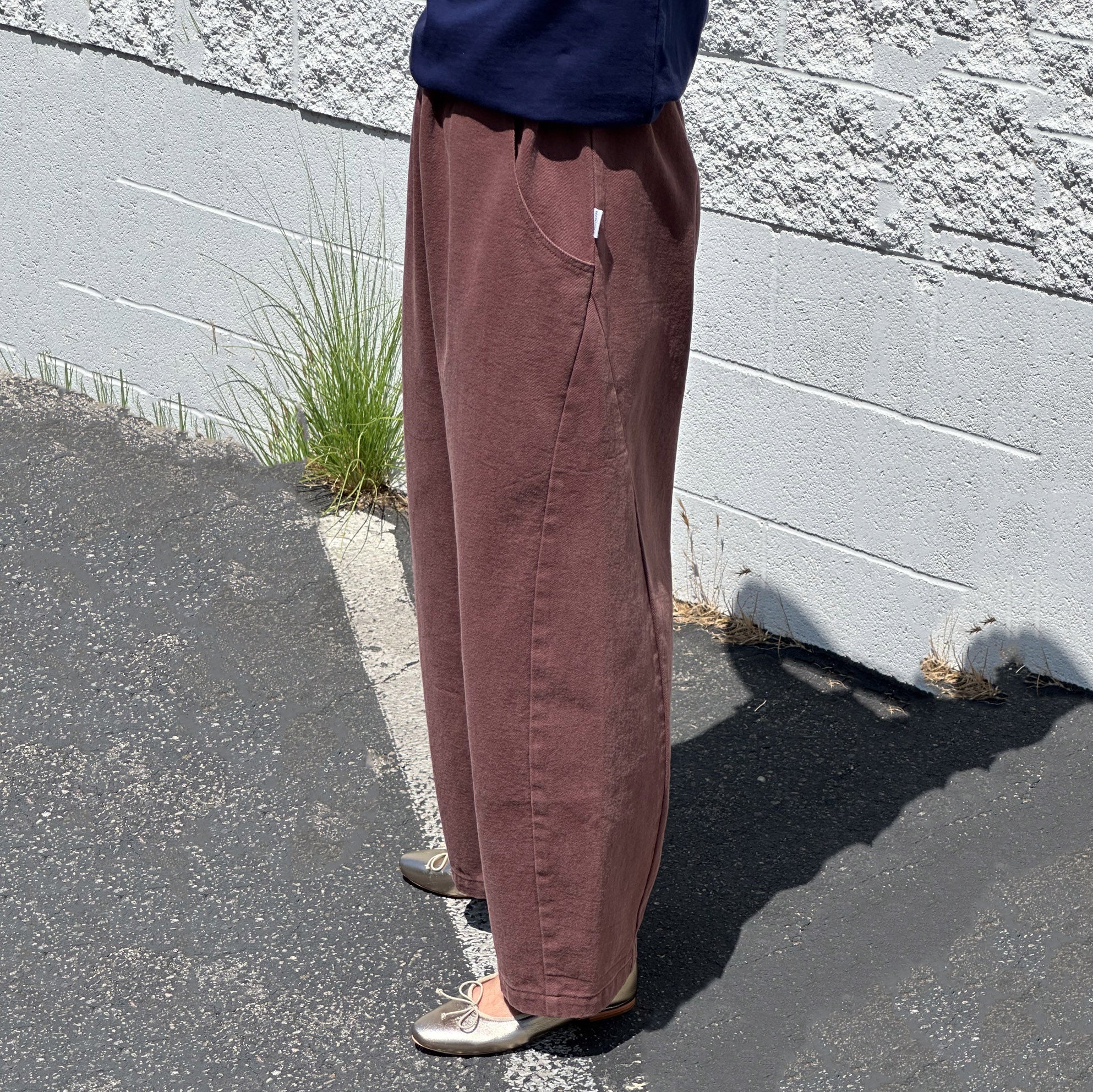 Women's Cotton Arc Pants - Chocolate - Image 4