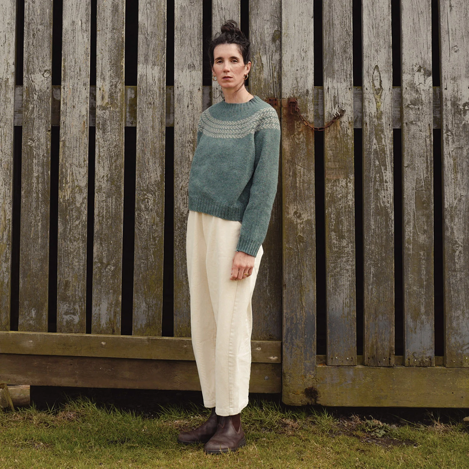 Women's Cotton Arc Pants - Naturel - Image 6