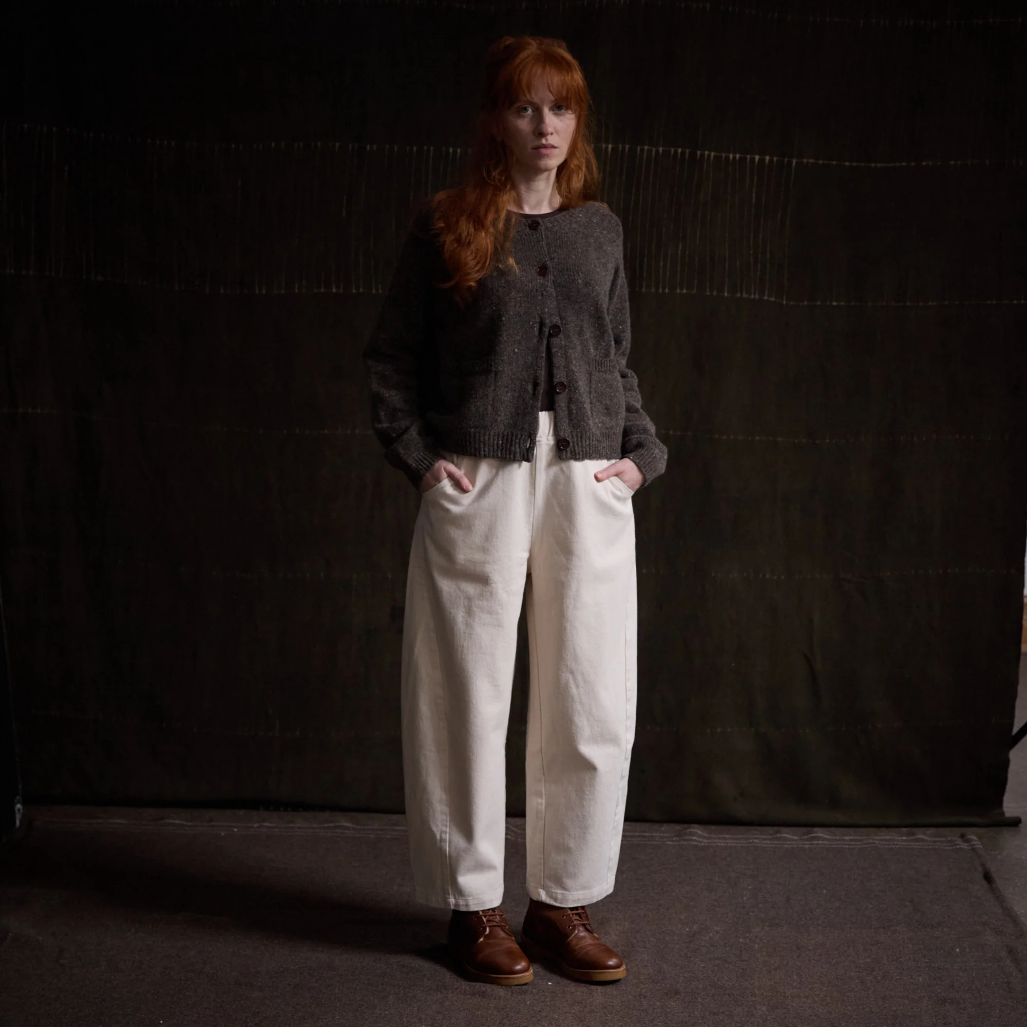 Women's Cotton Arc Pants - Naturel - Image 8